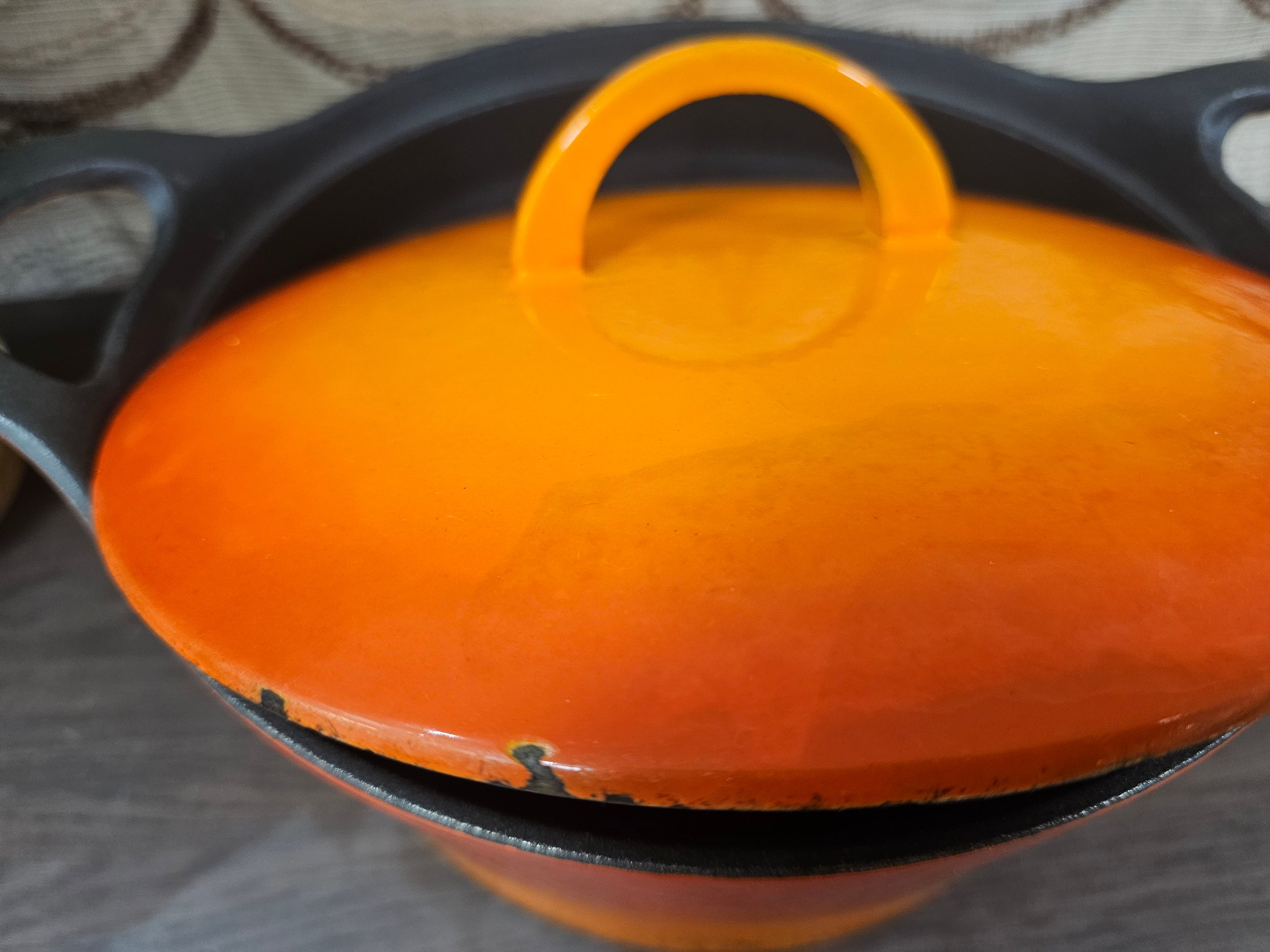 Hackman gietijzeren braadpan oranje 25 cm