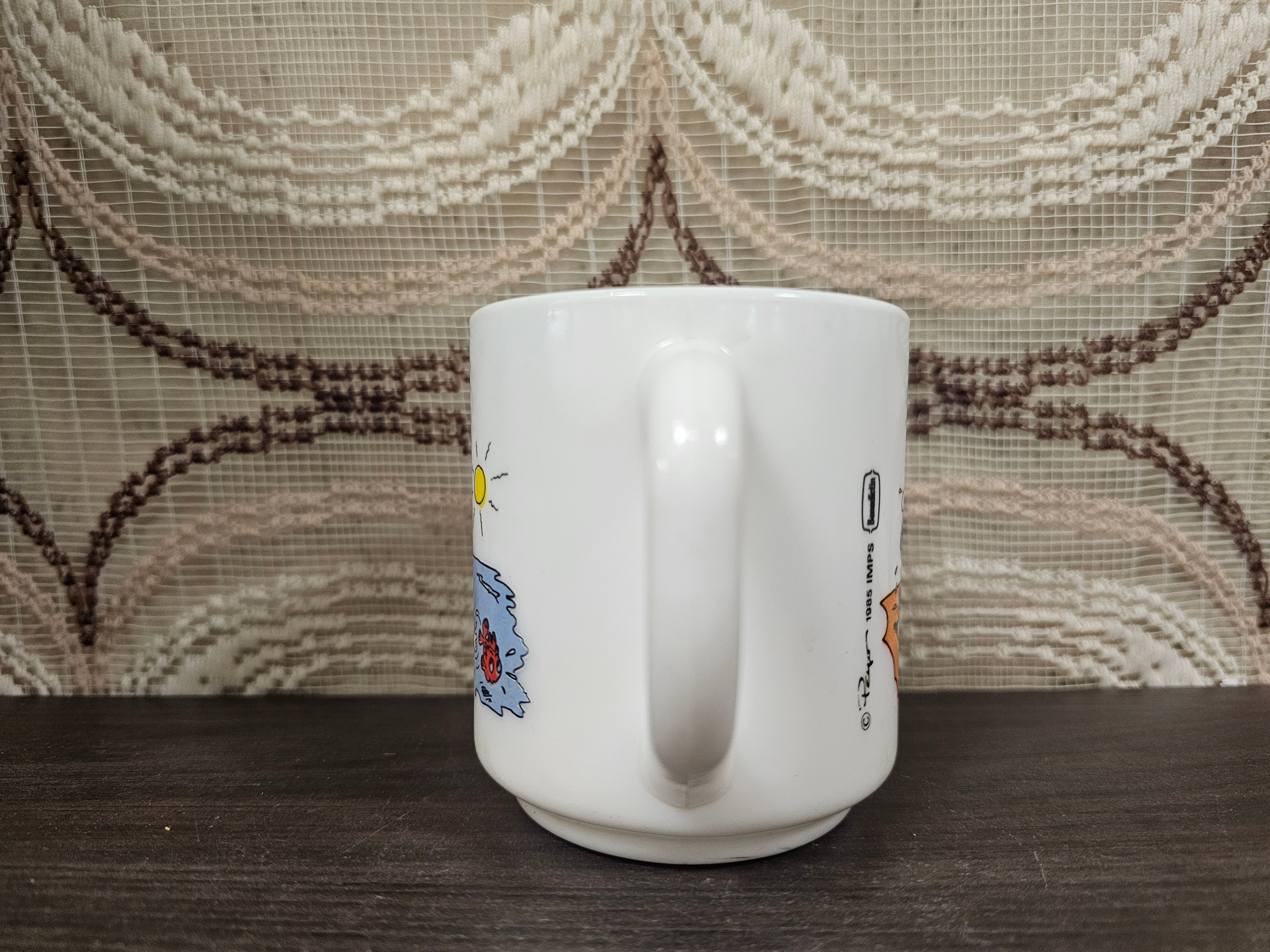 Arcopal koffiebeker Smurfen strand – 1985