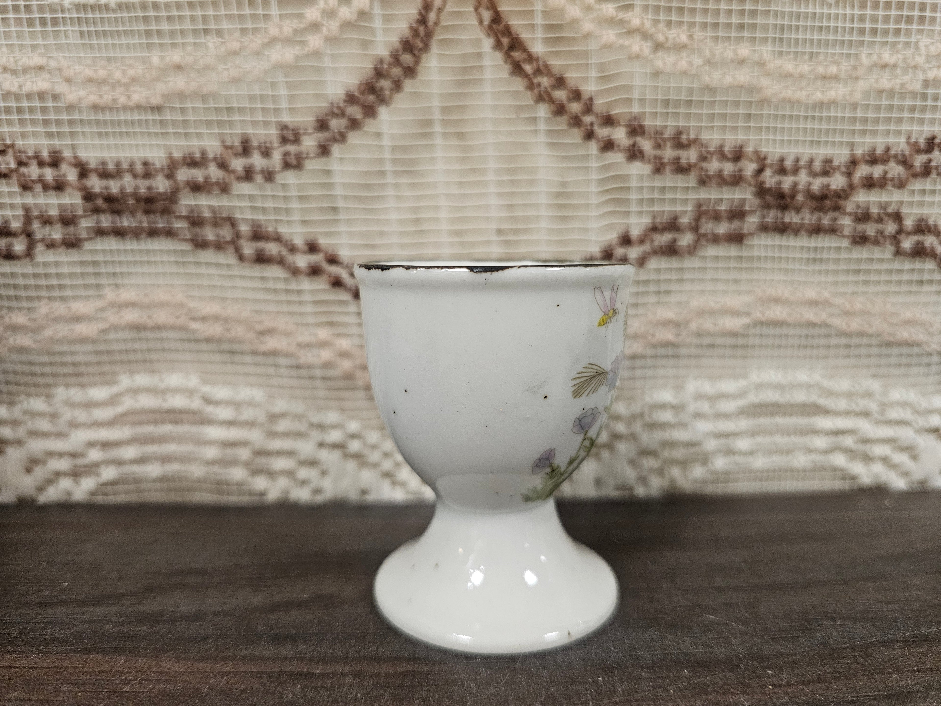 Wildflower eierdop blauwe bloemen