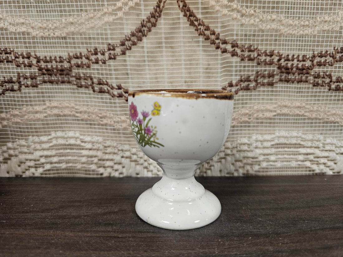 Wildflower eierdop roze bloemen