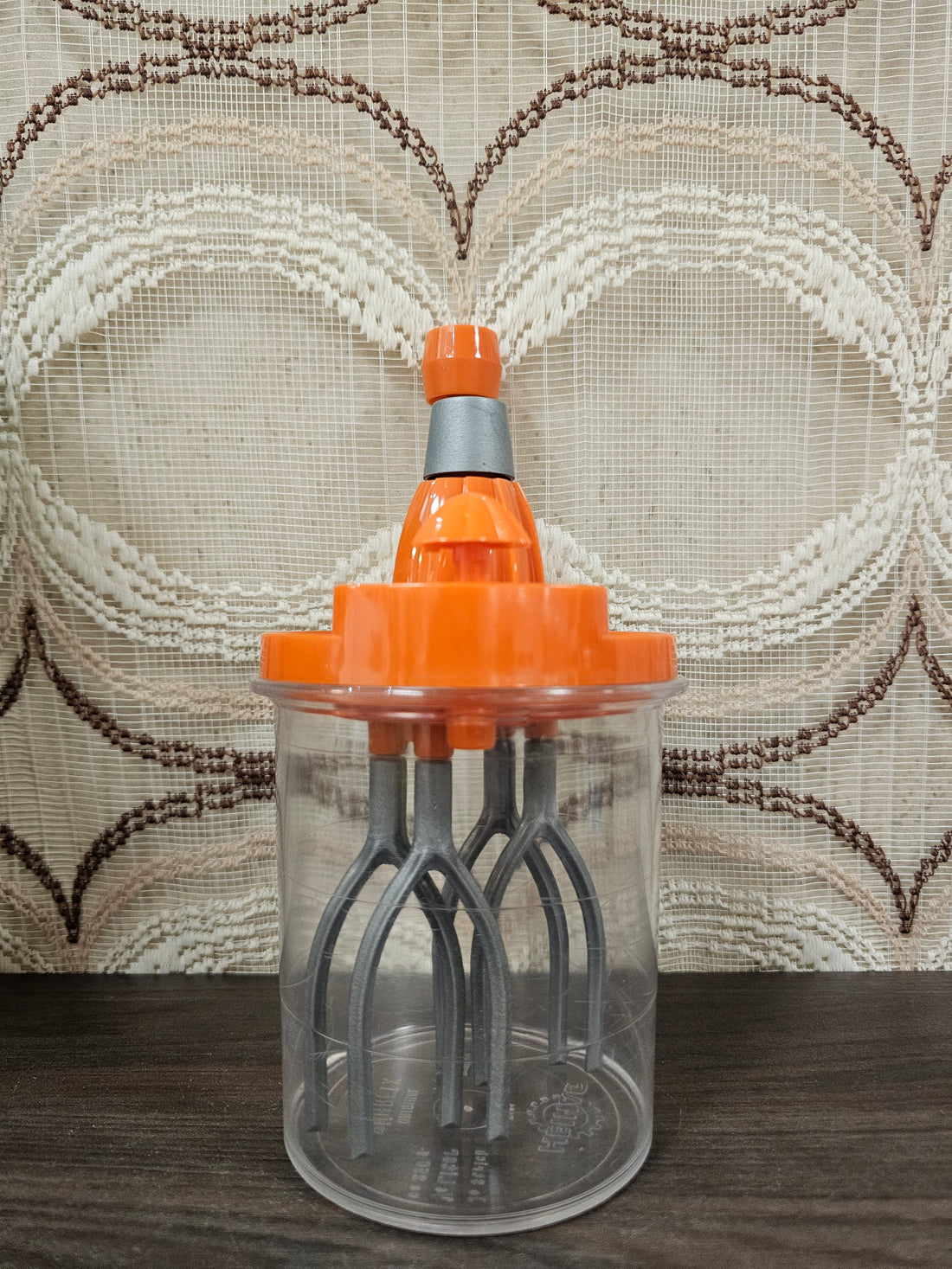 Ruhrfix vintage slagroomklopper oranje