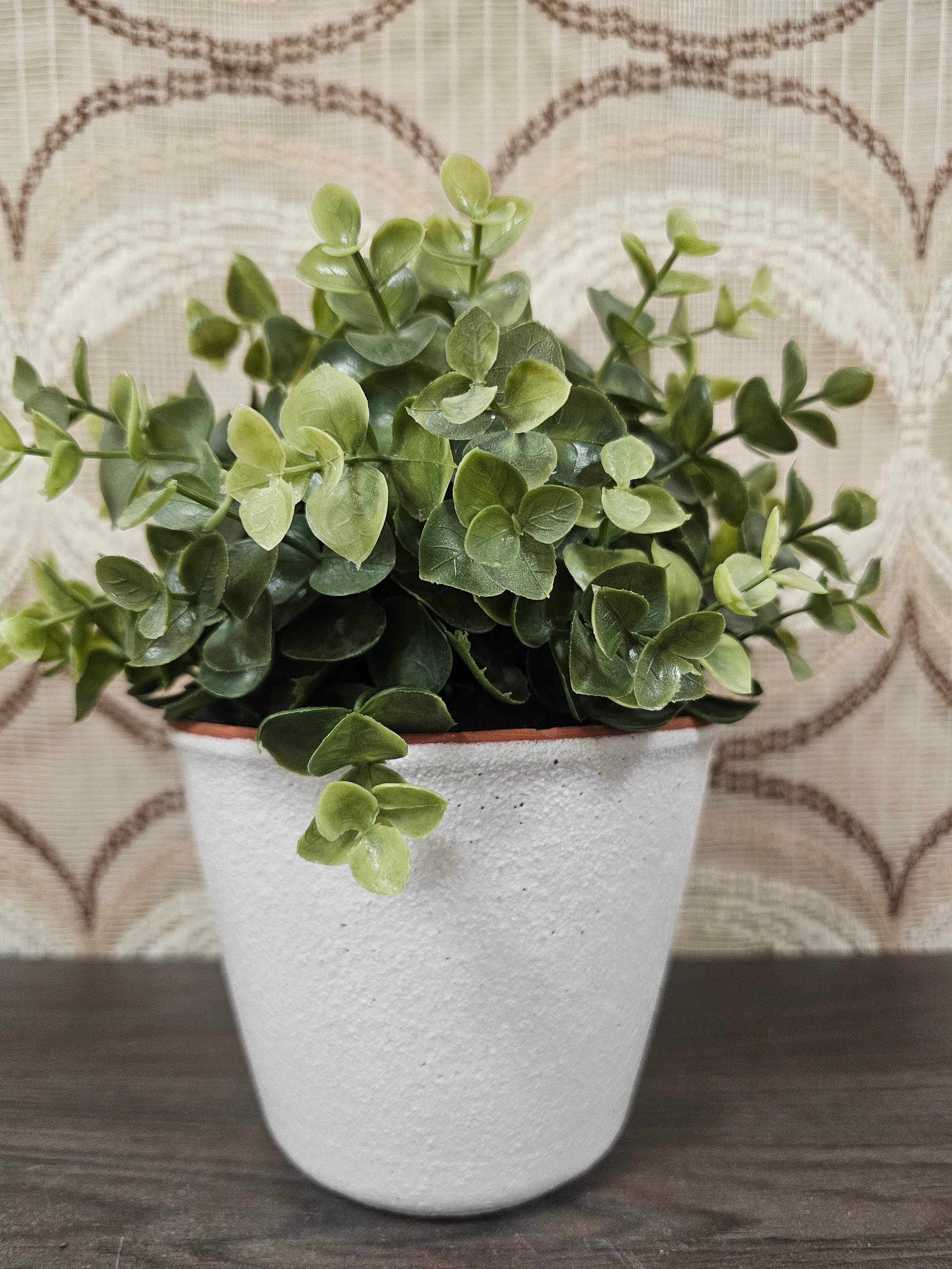 Vintage bloempot Boonstra keramiek 14 cm