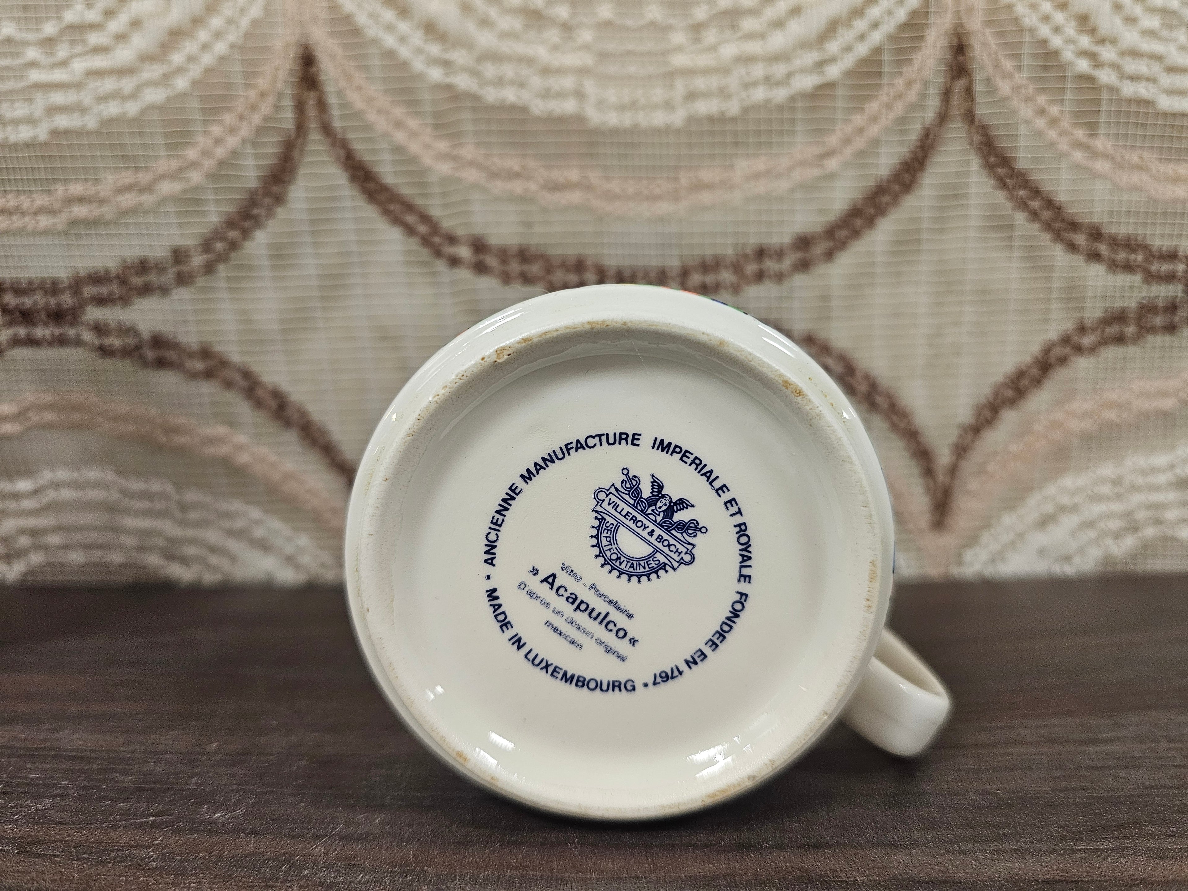 Vintage Villeroy & Boch Acapulco koffiebeker 8,5 cm