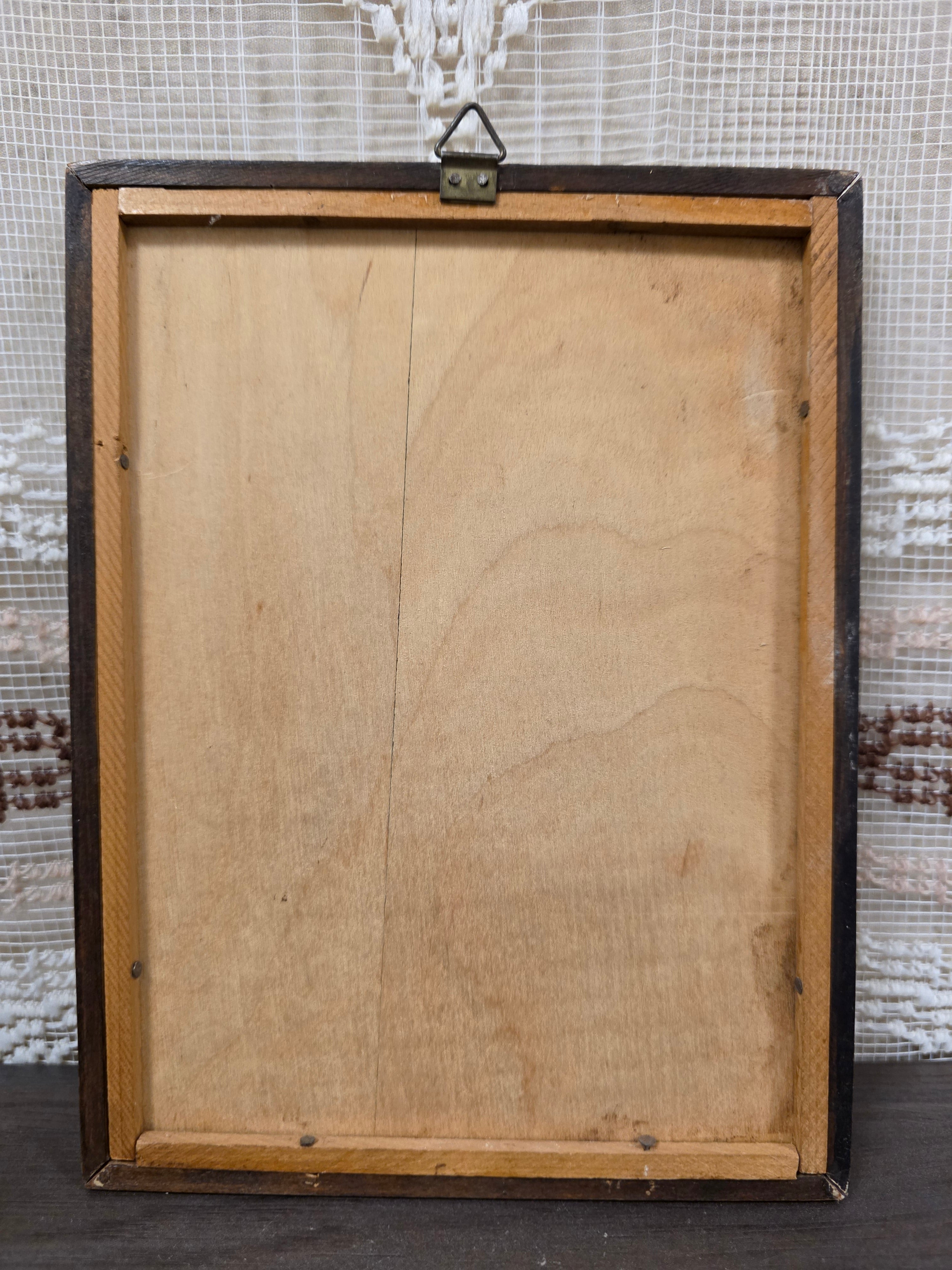 Vintage Hummel prentje op hout – tweestemmig liederen zingen