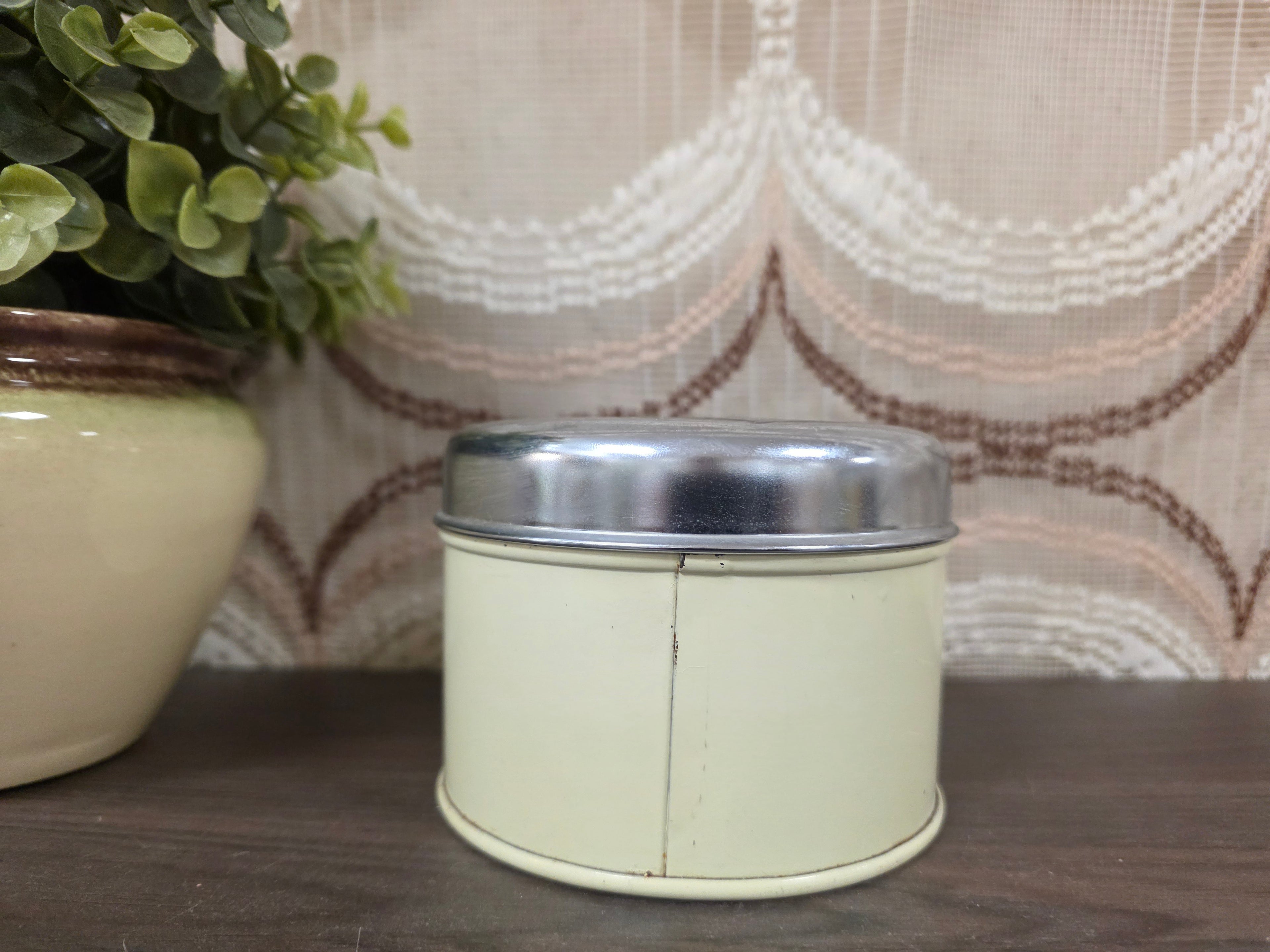 Brabantia blik cacao crème – vintage 11 x 8 cm