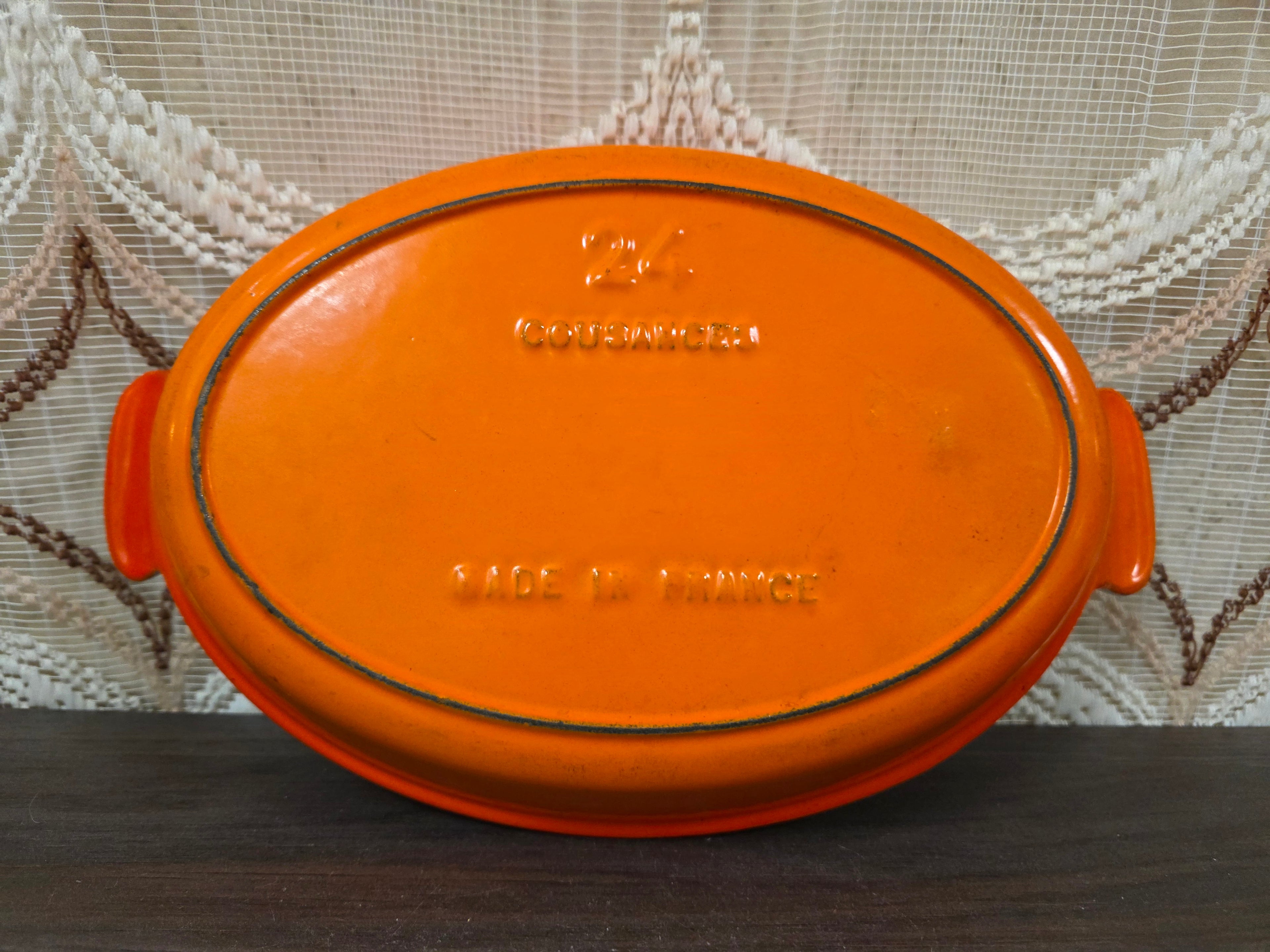 Cousances 24 oranje gietijzeren emaille ovenschaal