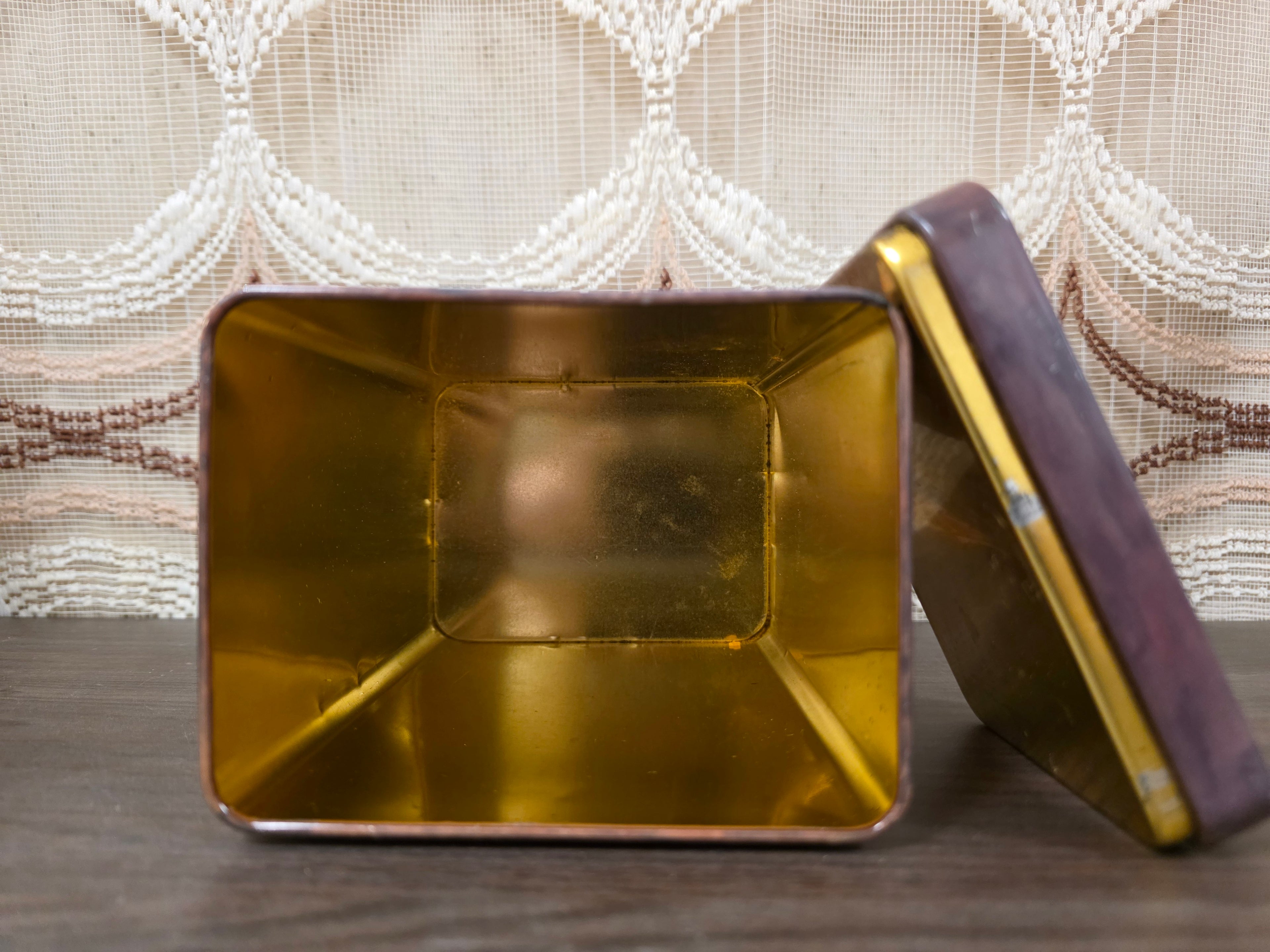 Vintage Douwe Egberts koffieblik bewaarbus voor koffie