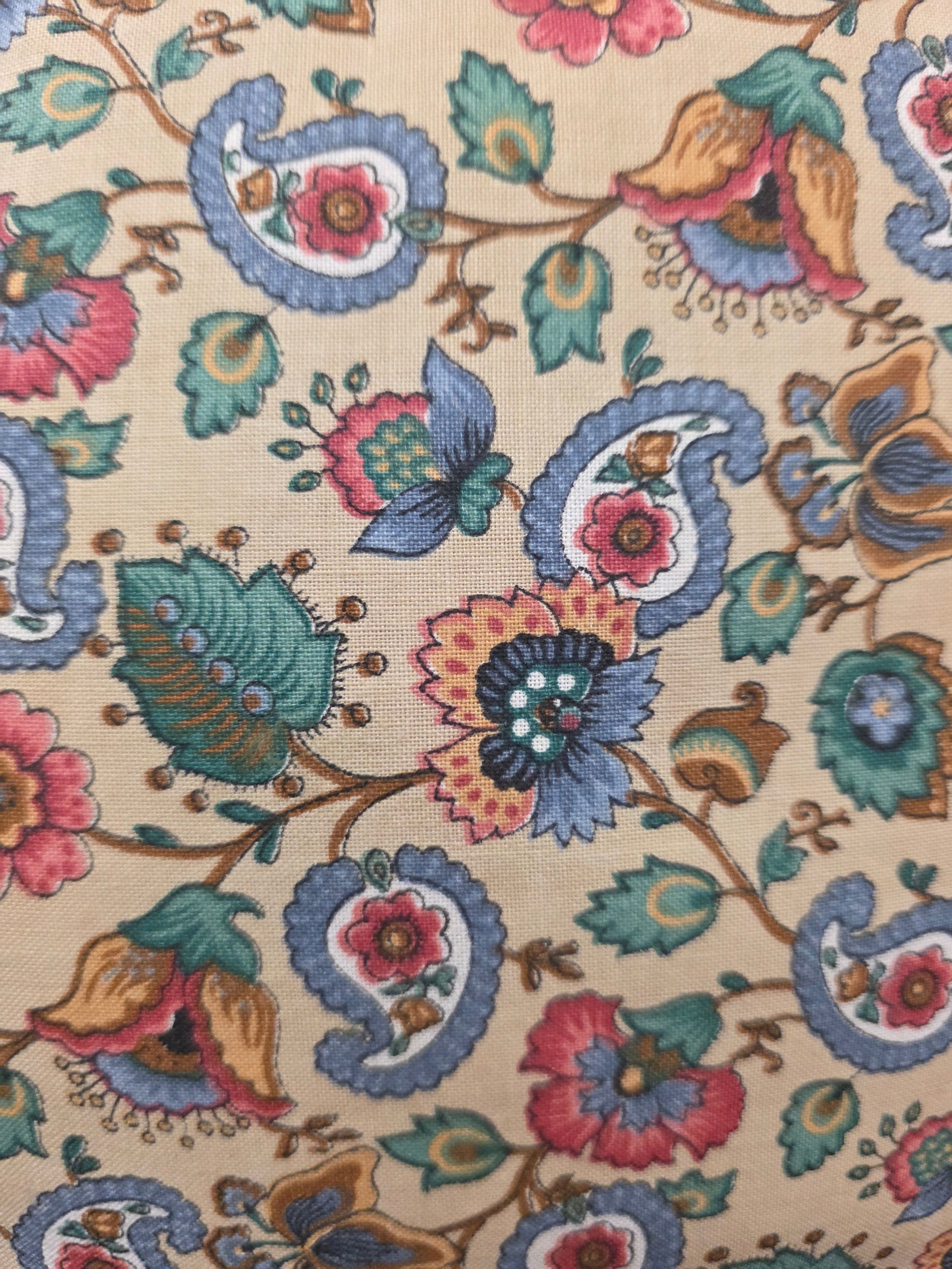 Douwe Egberts theebeurs bloemenprint met knip