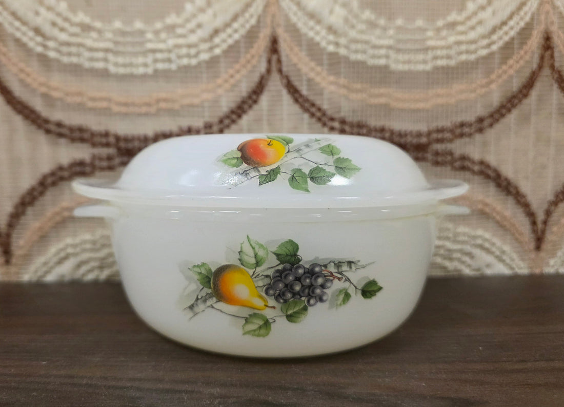 Arcopal Fruit de France ovenschaal met deksel 13,5 cm