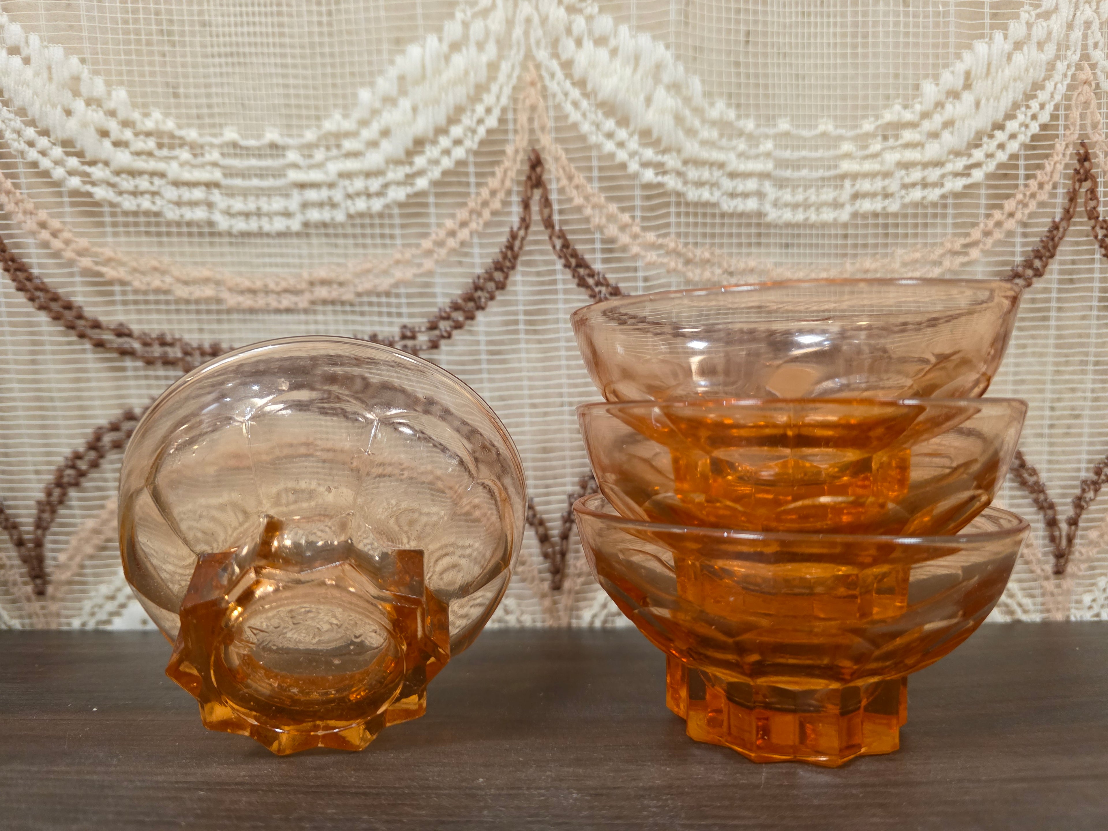 Arcoroc Rosaline roze persglas schaaltjes