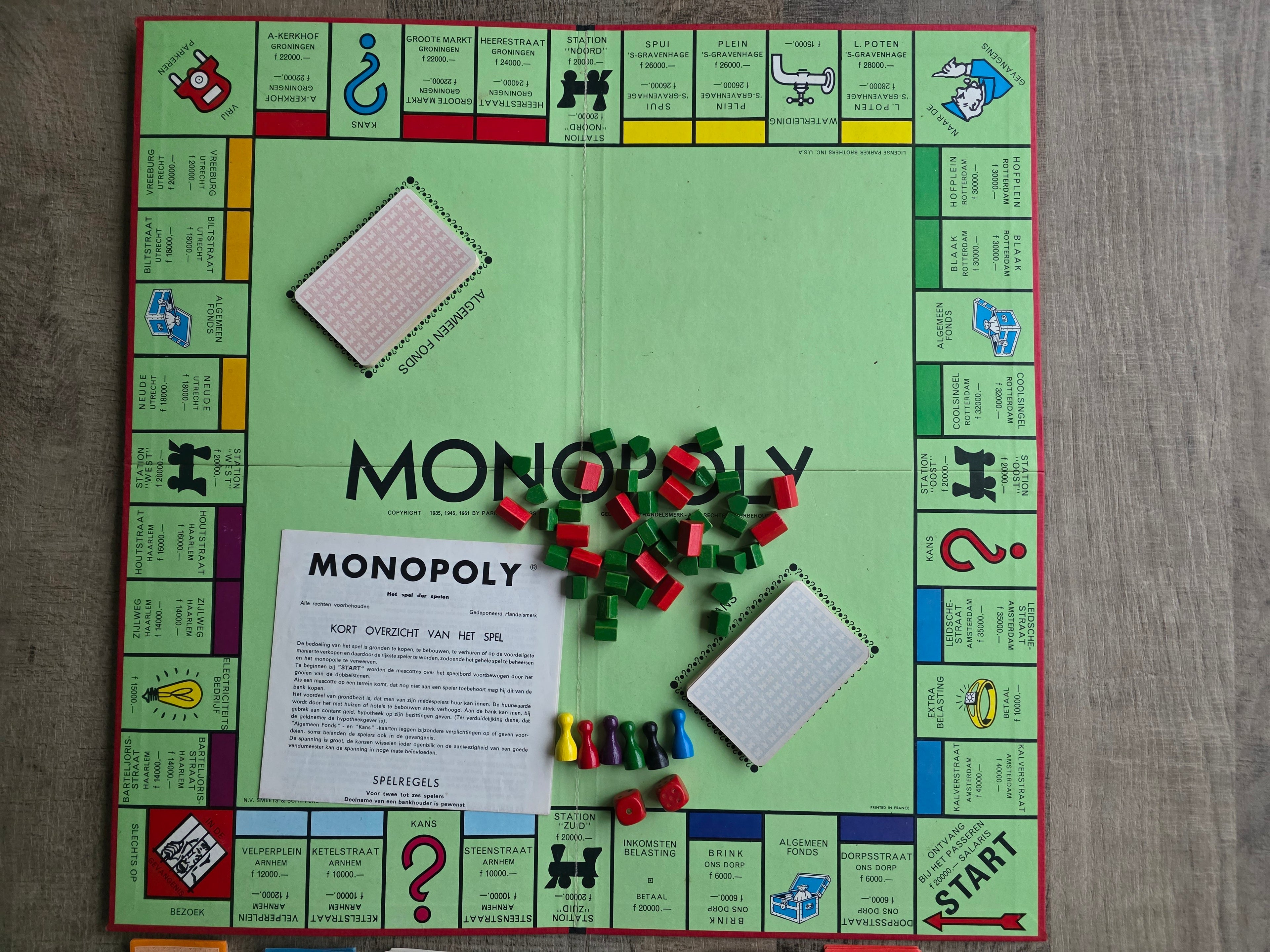 Monopoly bordspel Smeets Schipper vierkant witte doos