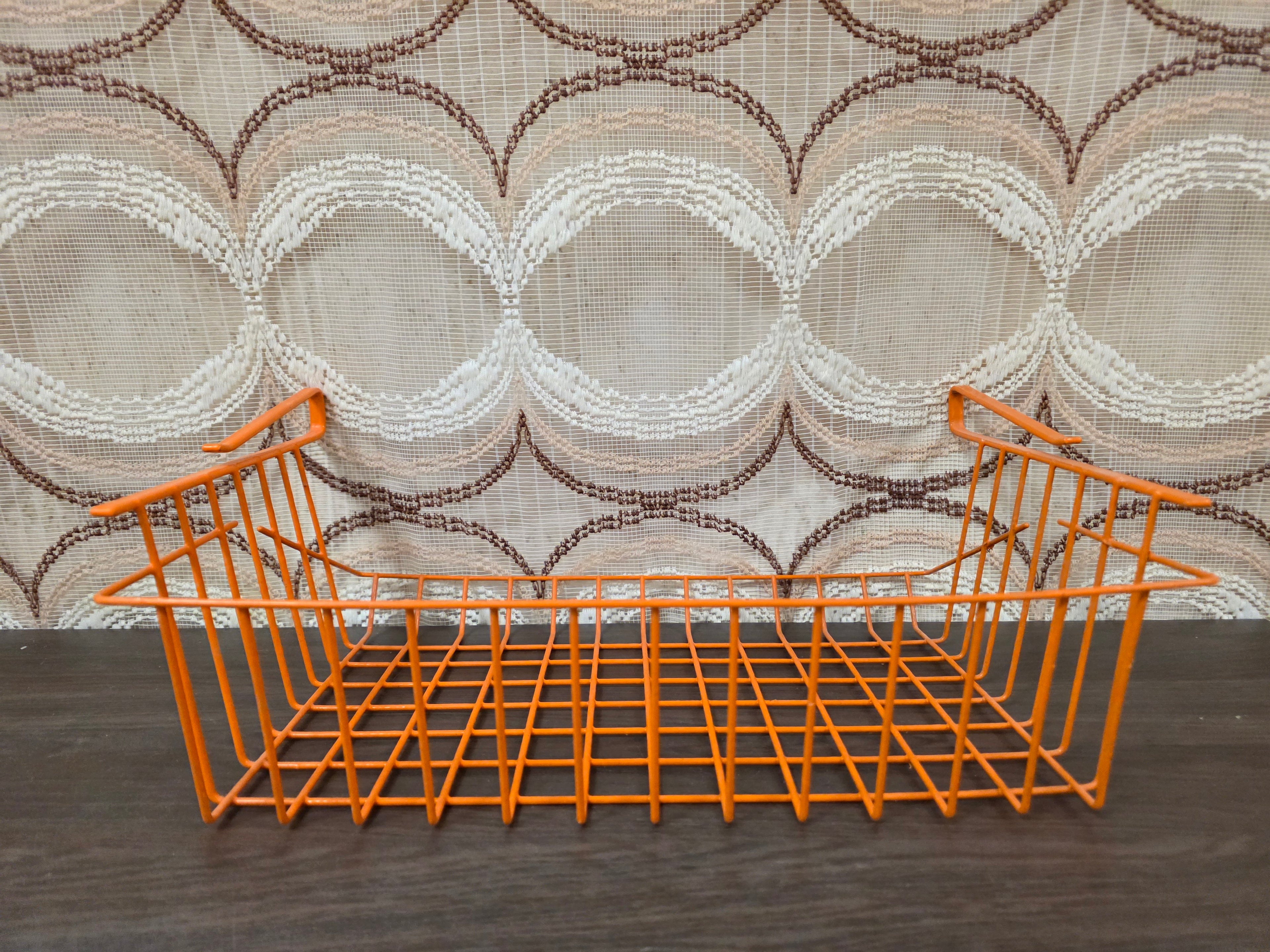 Vintage Tomado Barbertje draadmand oranje