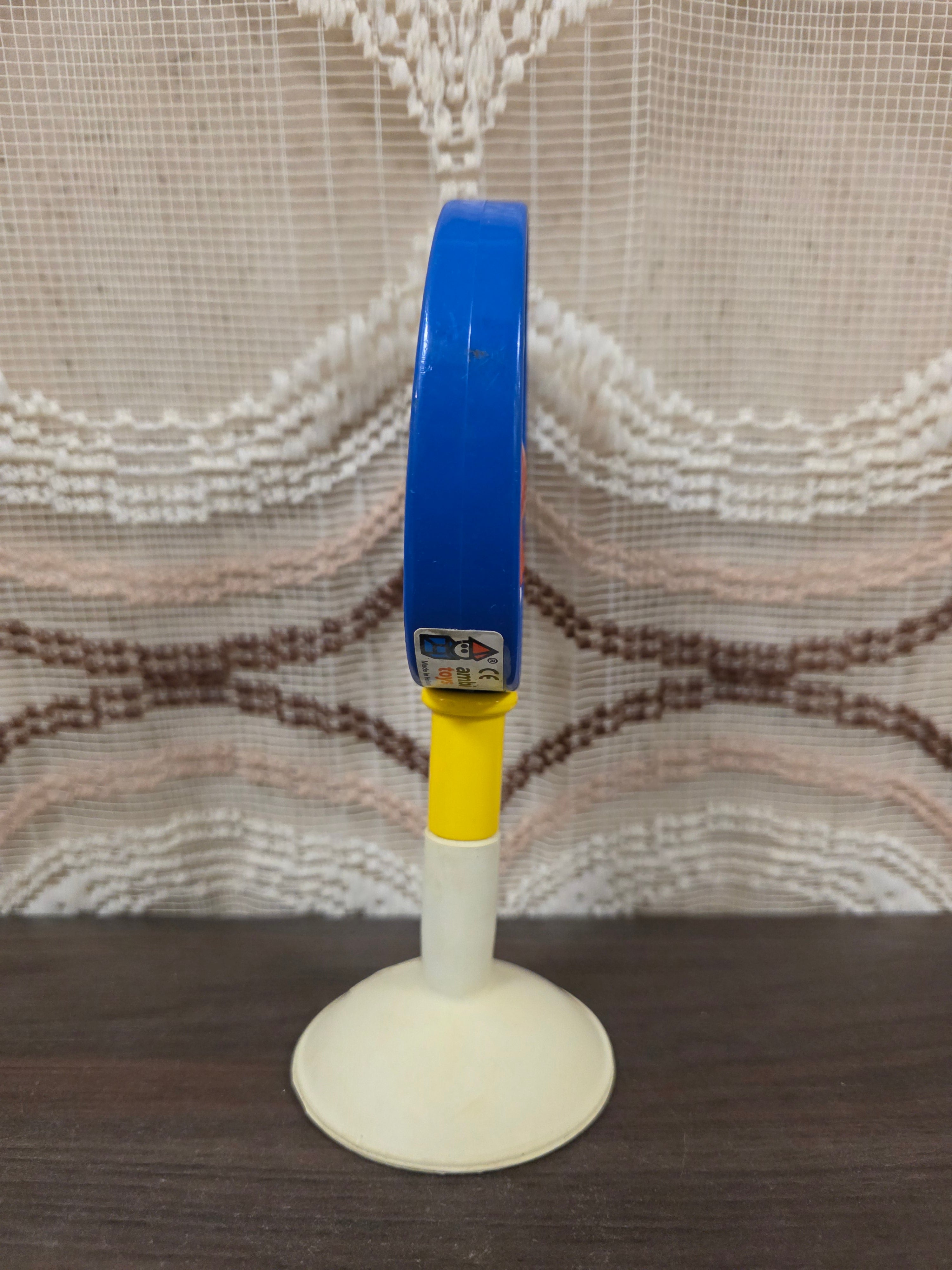 Ambi Toys beertje met zuignap β blauwe rand (Teddy Suction Toy)