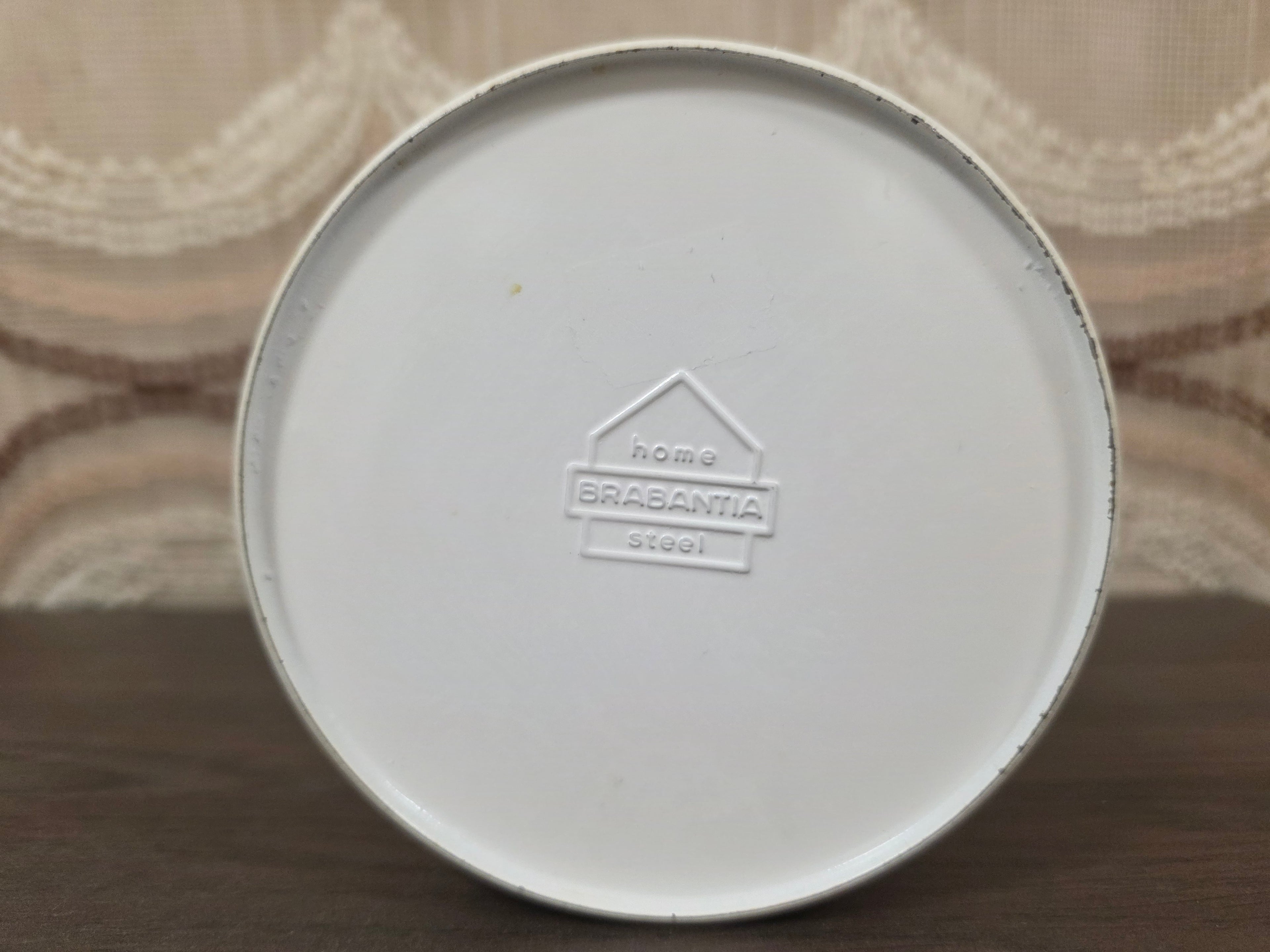 Brabantia beschuitblik met roos 20 cm