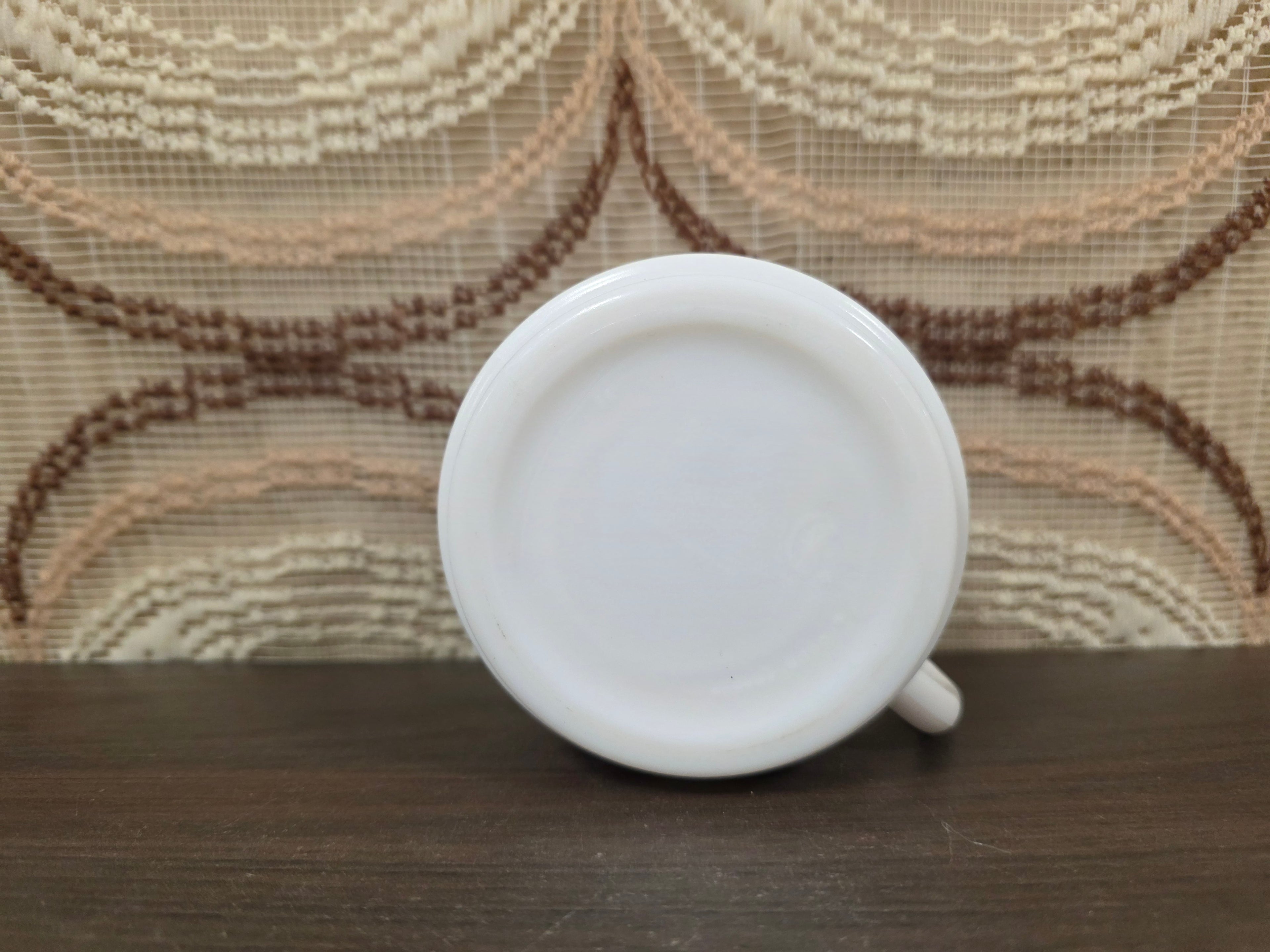 Arcopal kopje rood blauw geometrisch patroon