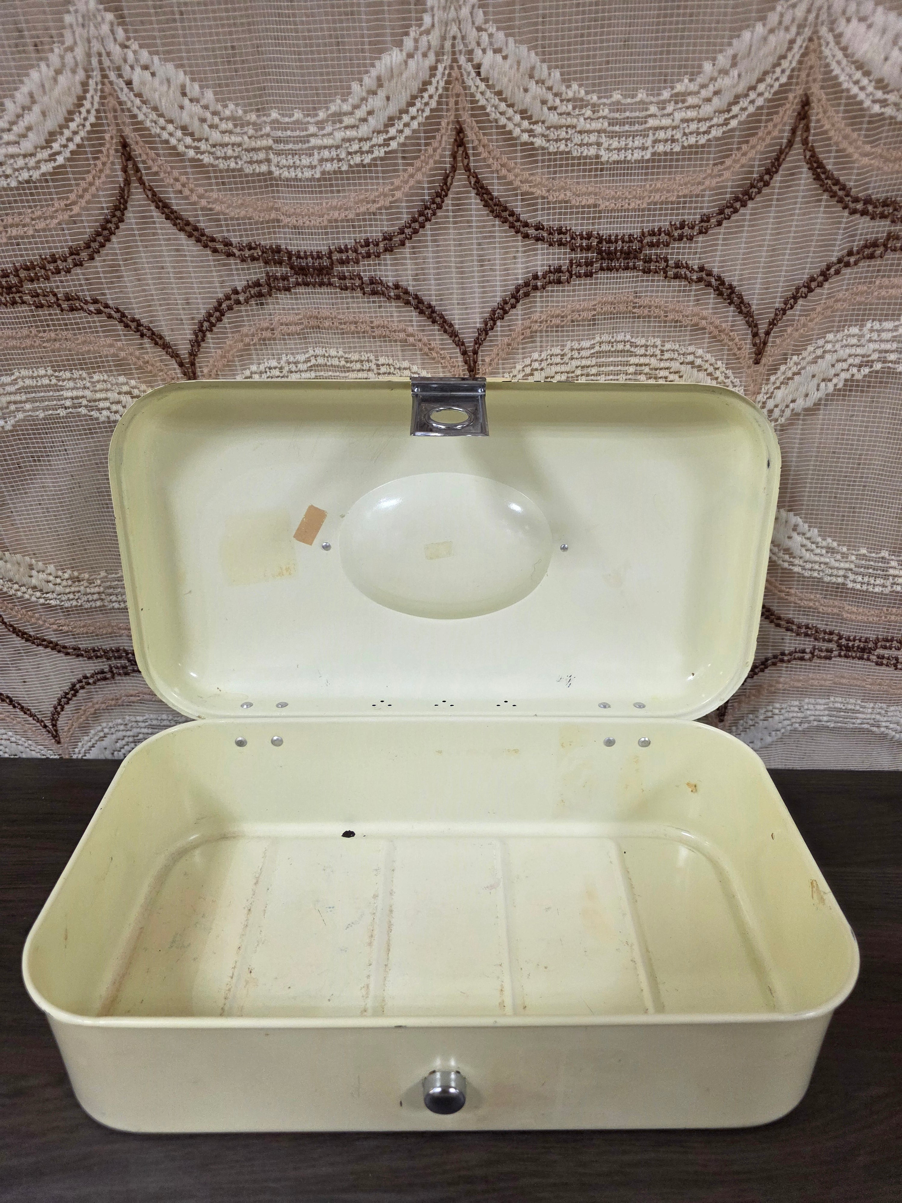 Brabantia (brood)trommel crème 36 cm vintage