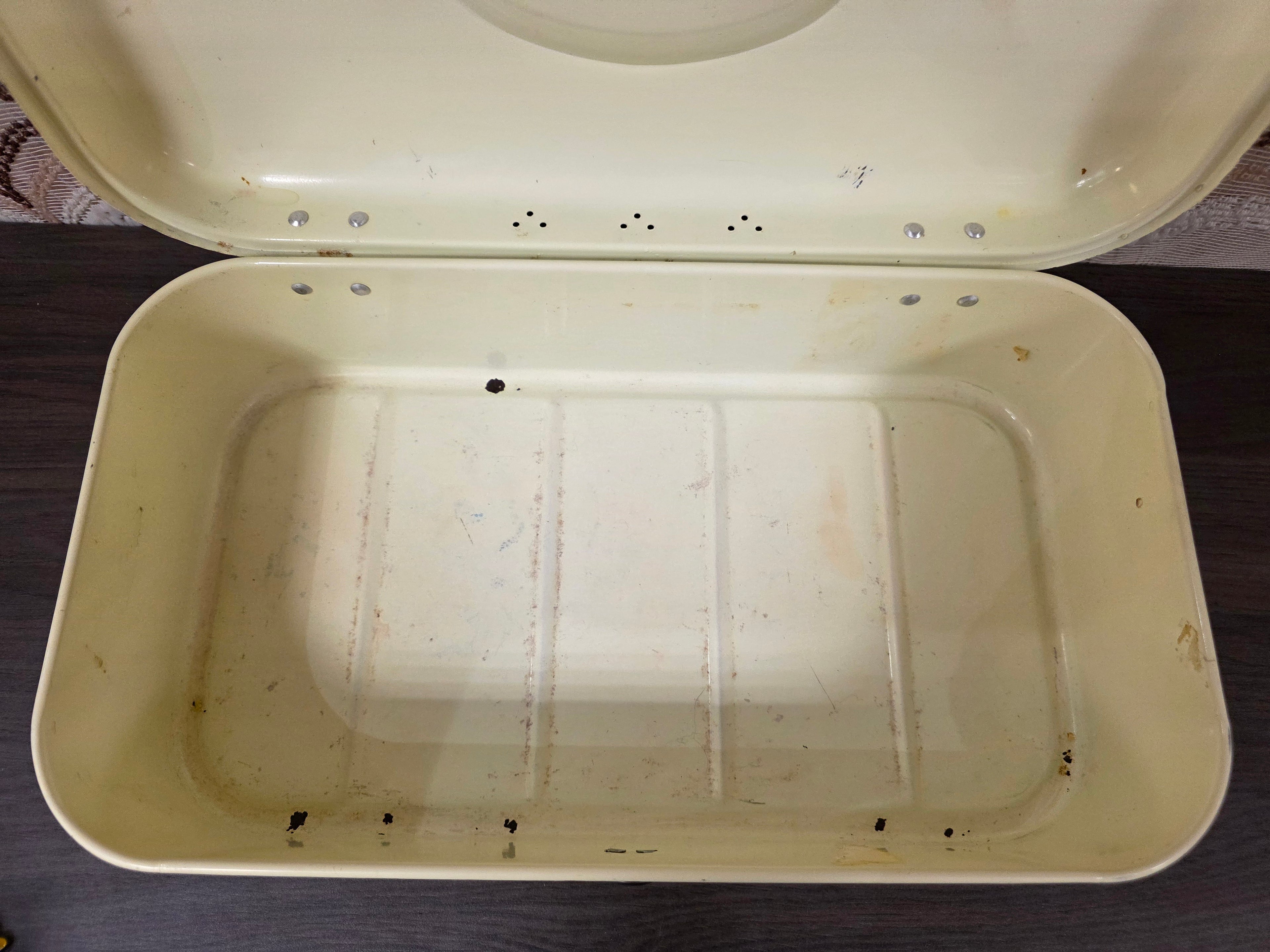 Brabantia (brood)trommel crème 36 cm vintage