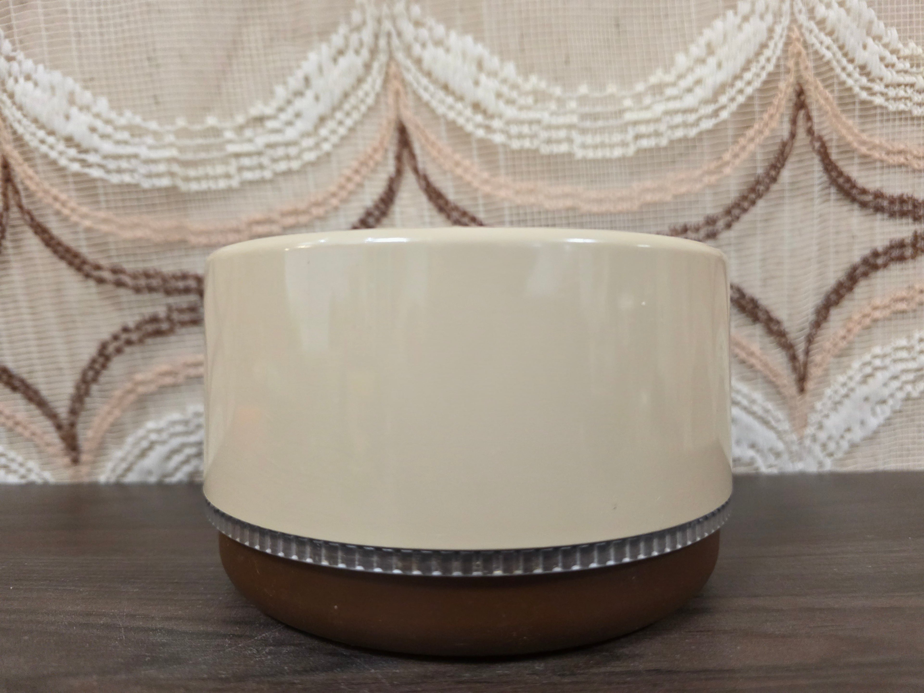 Vintage Soehnle keukenweegschaal bruin crème