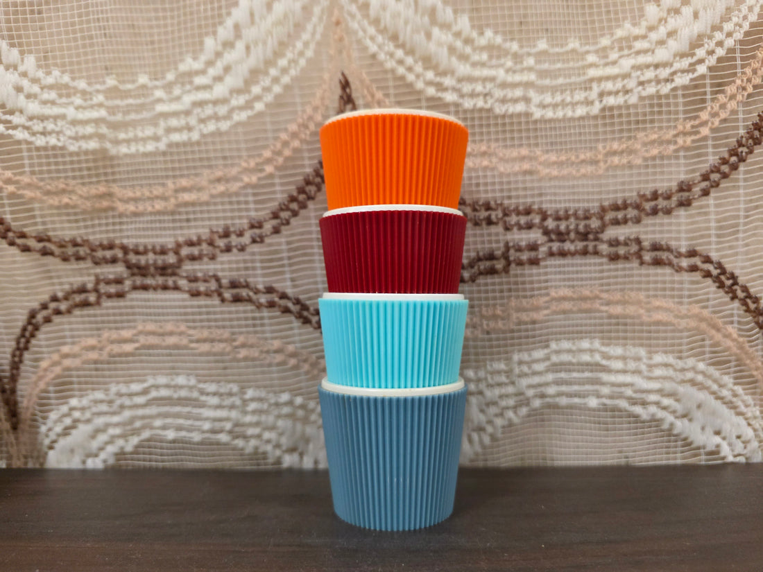 Turkstra vintage gekleurde eierdopjes