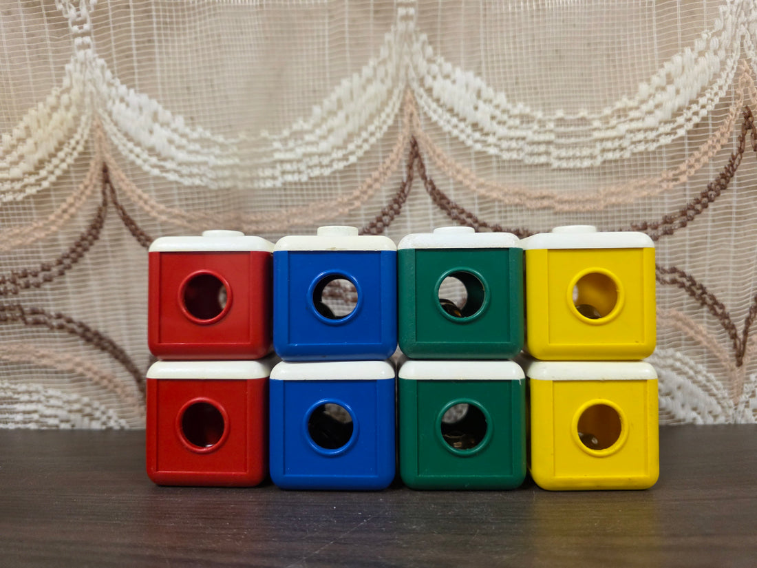 Ambi Toys belletjes blokken – jaren ‘80 kinderspeelgoed