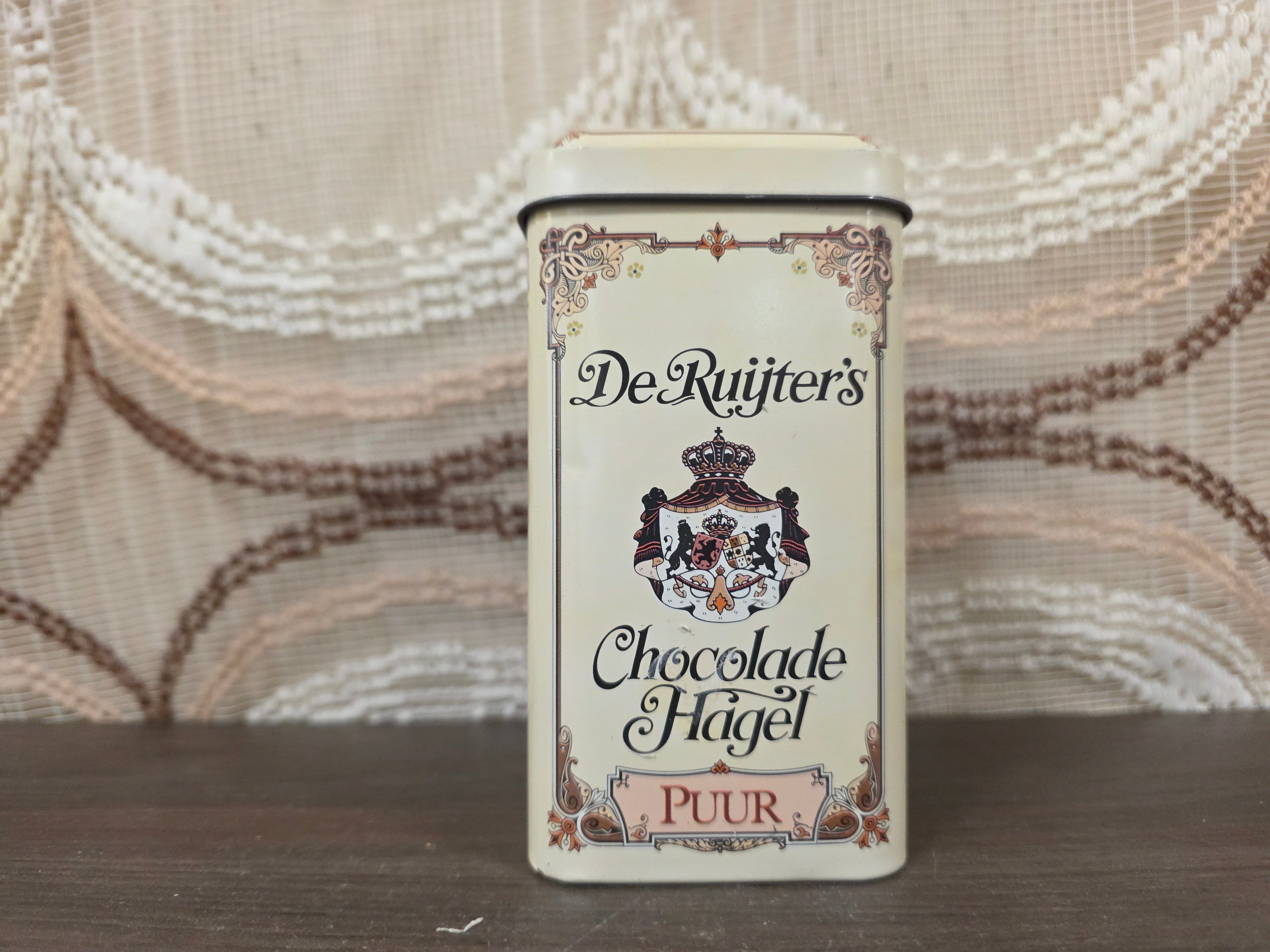 Vintage De Ruijter blikje hagelslag puur