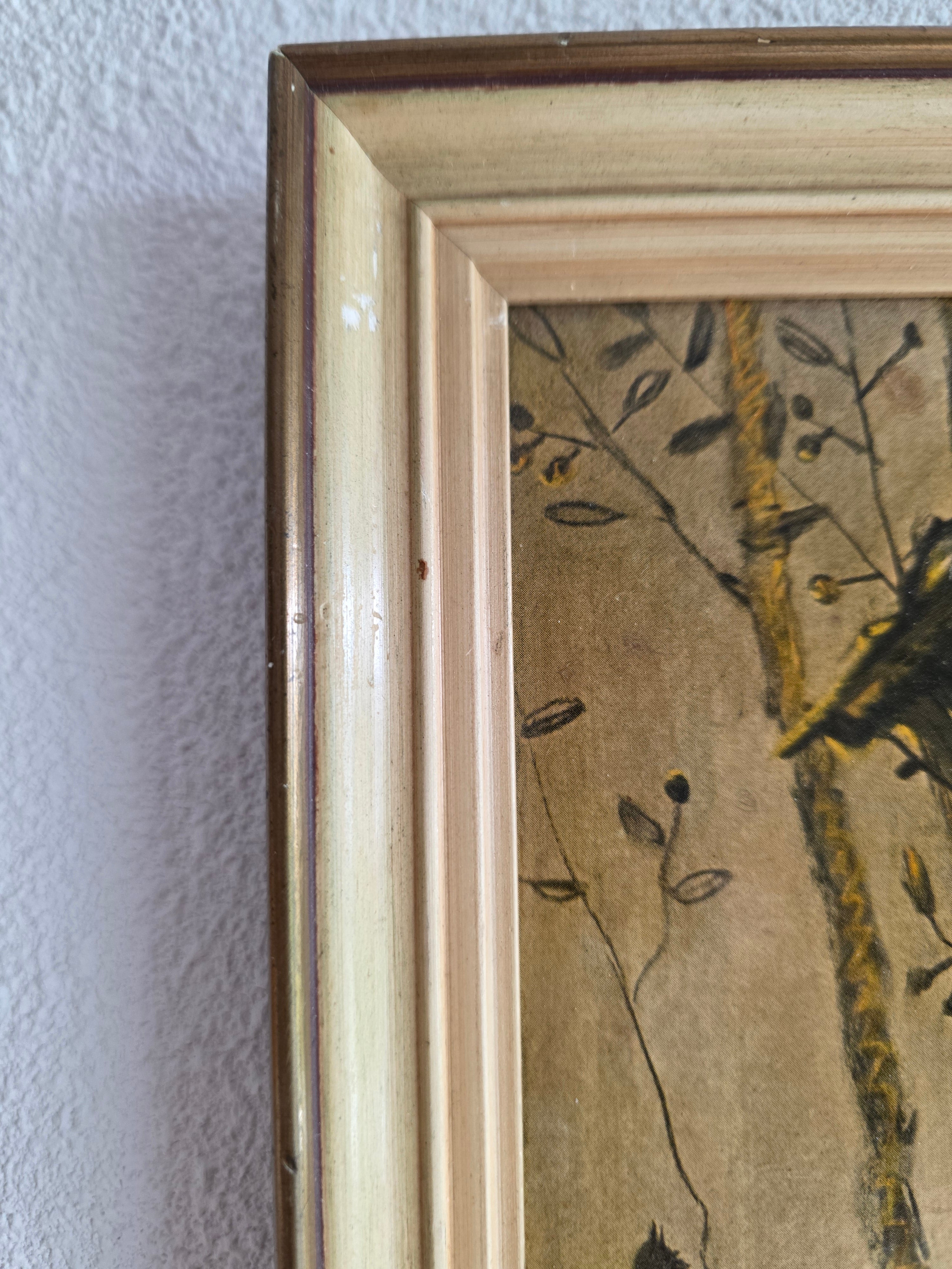 Hummel prentje ingelijst 24 x 34 cm