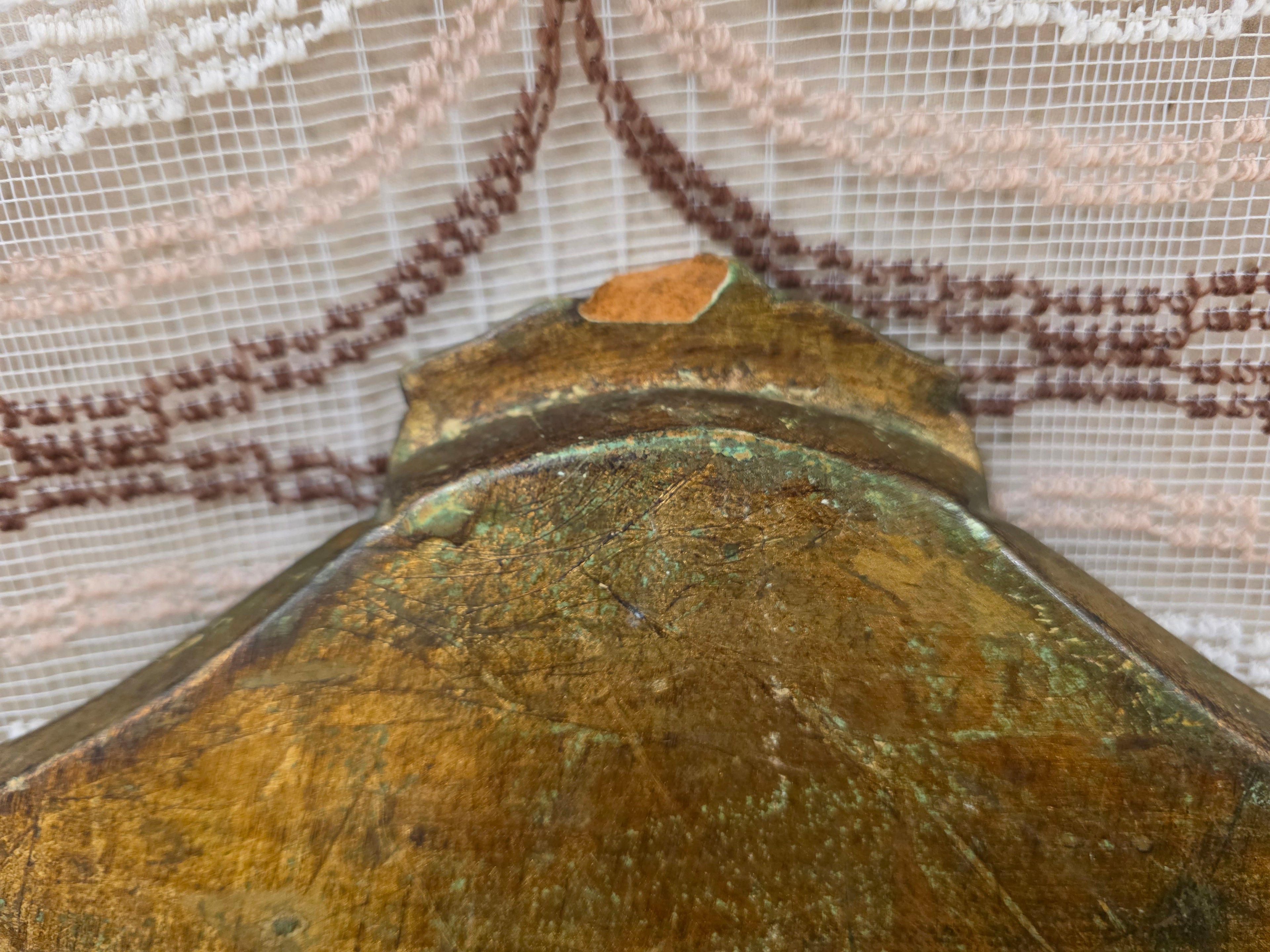 Florentijns dienblad rood goud 57,5 x 38 cm