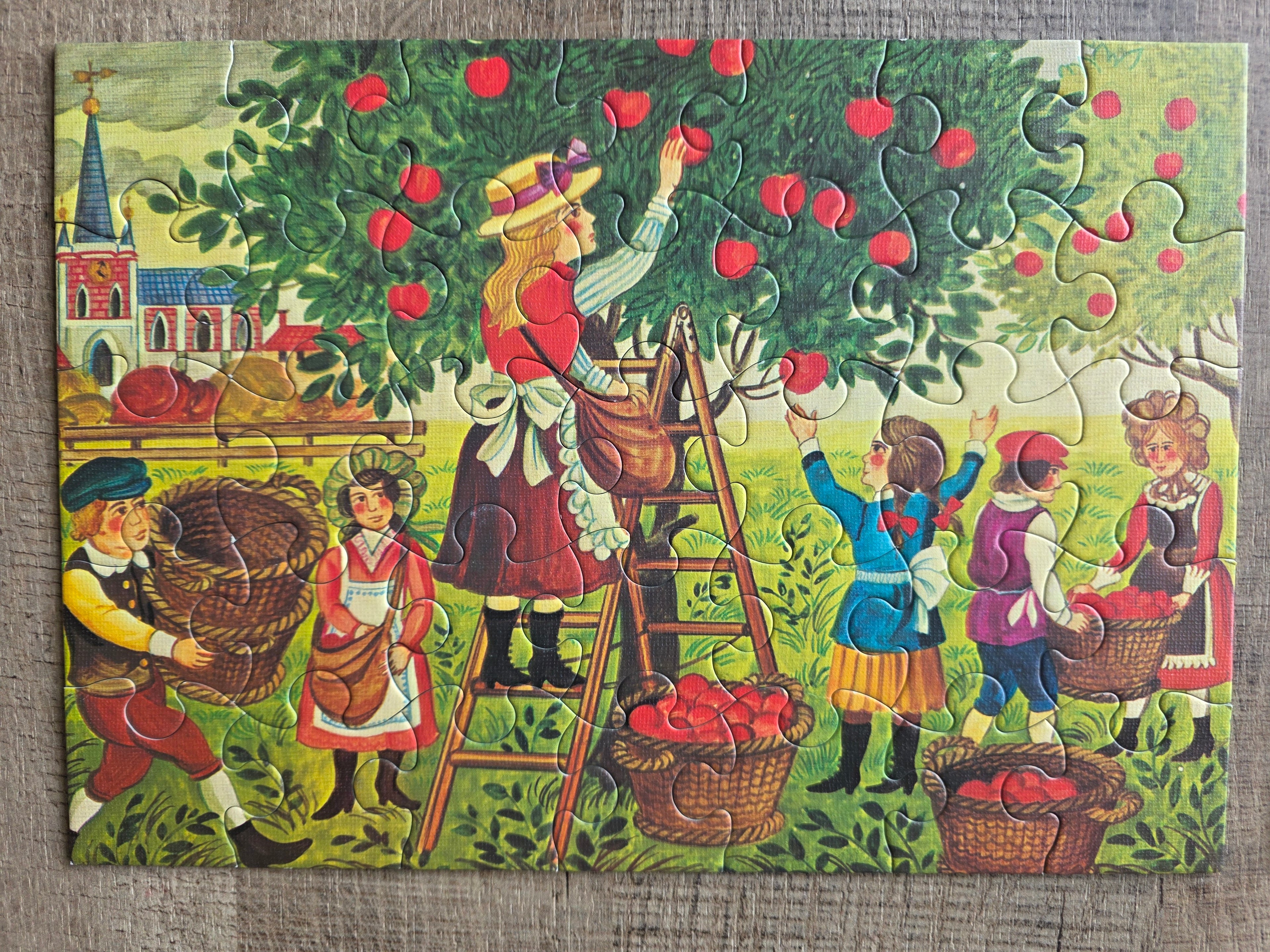 Jumbo vintage puzzel 4 seizoenen 4x35 stukjes