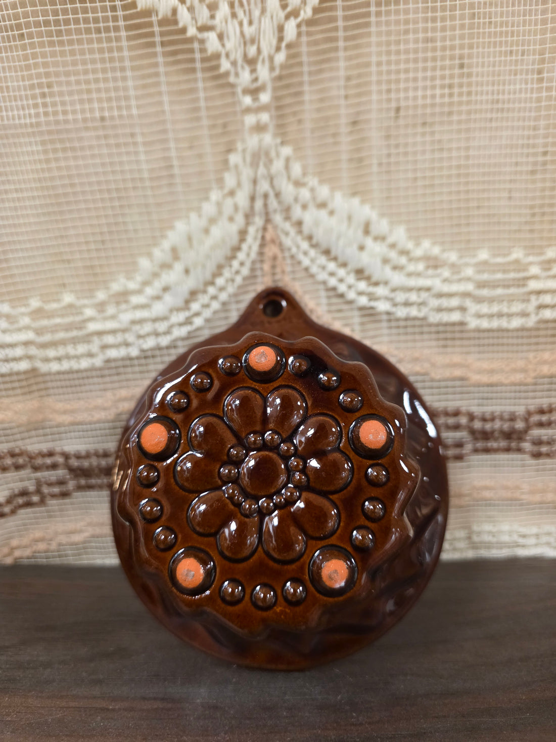 West Germany keramiek bakvorm bloem 964-12