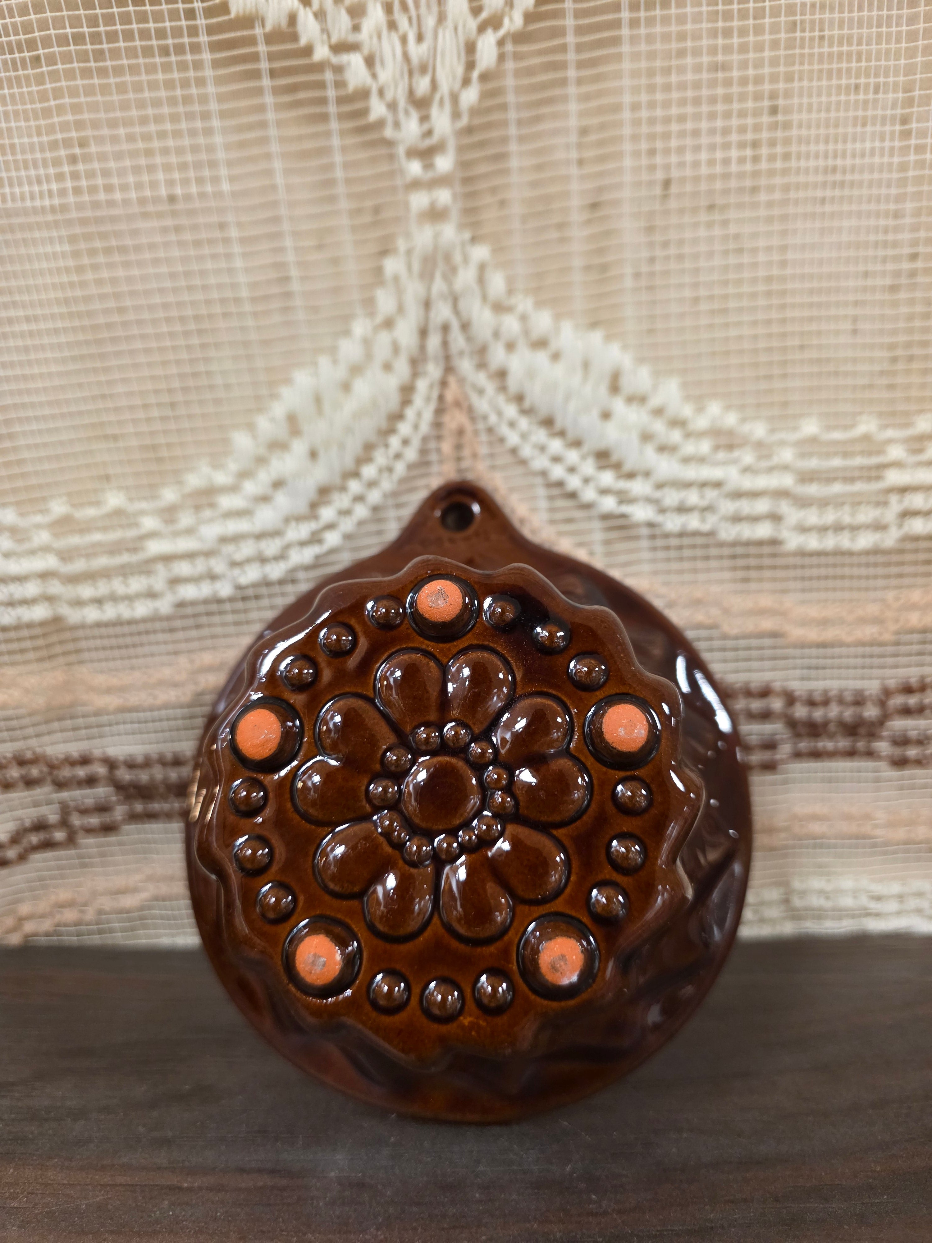 West Germany keramiek bakvorm bloem 964-12