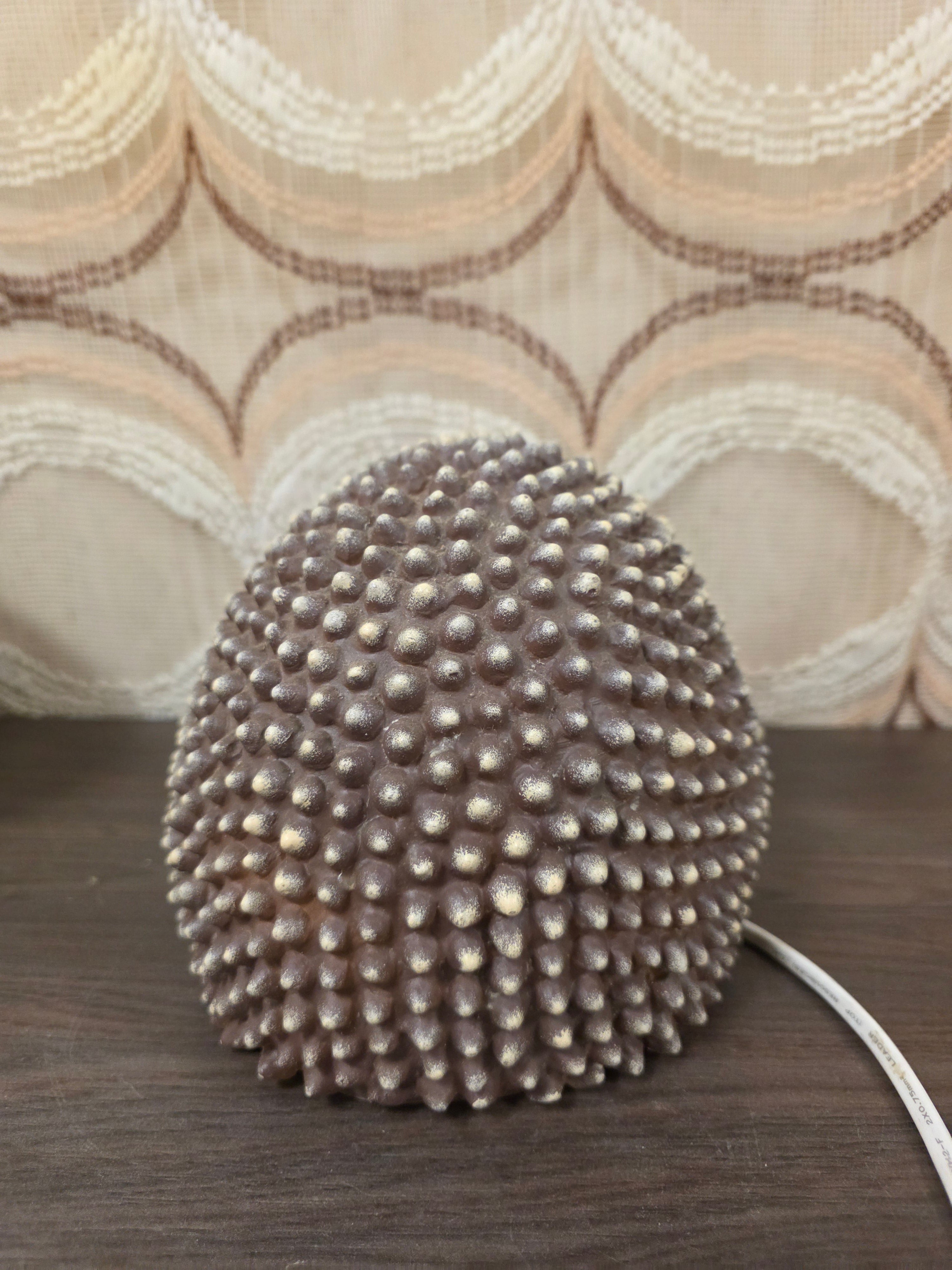 Heico egel retro lamp bruin