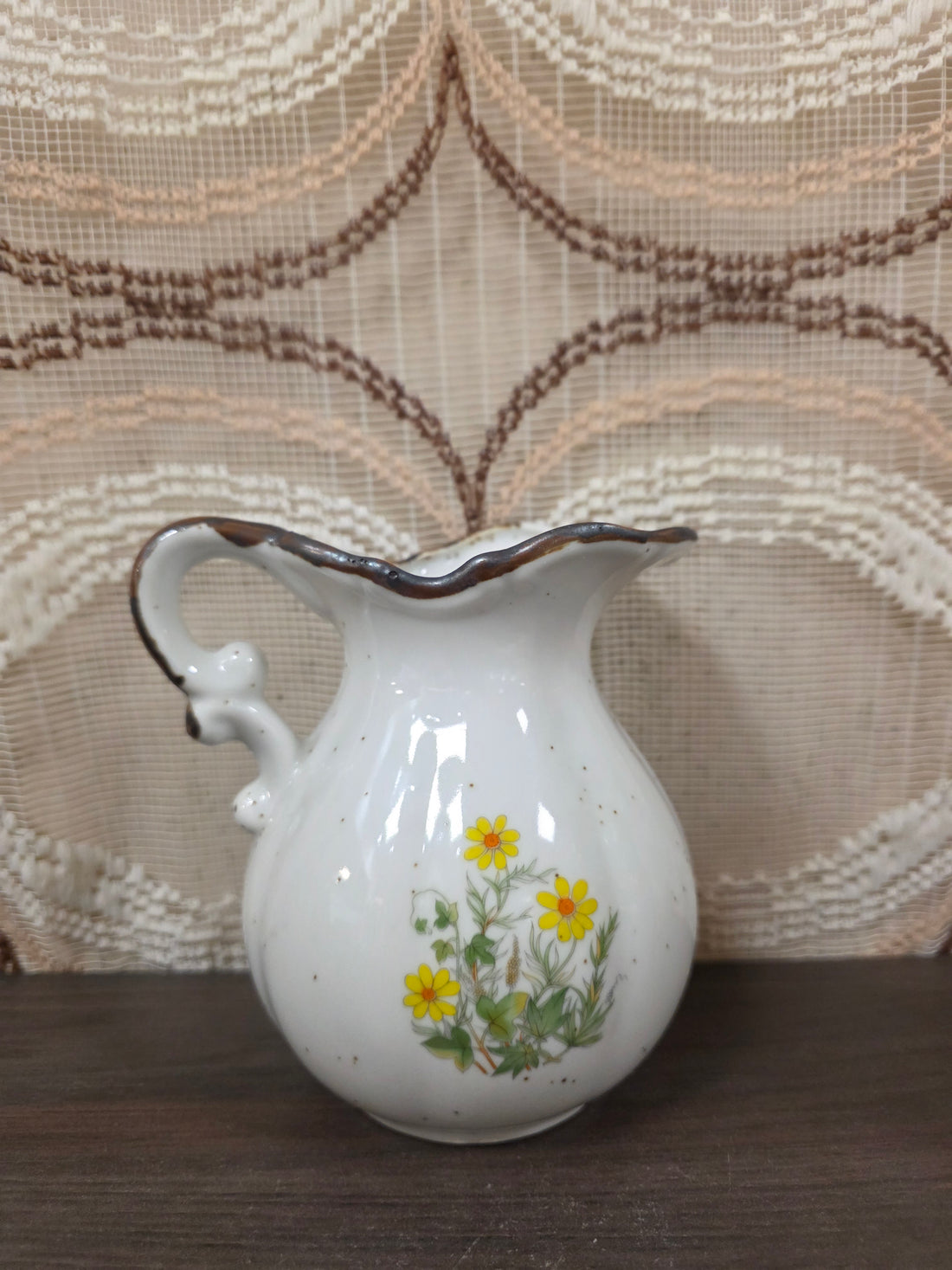 Wildflower keramiek kannetje bloemendecor