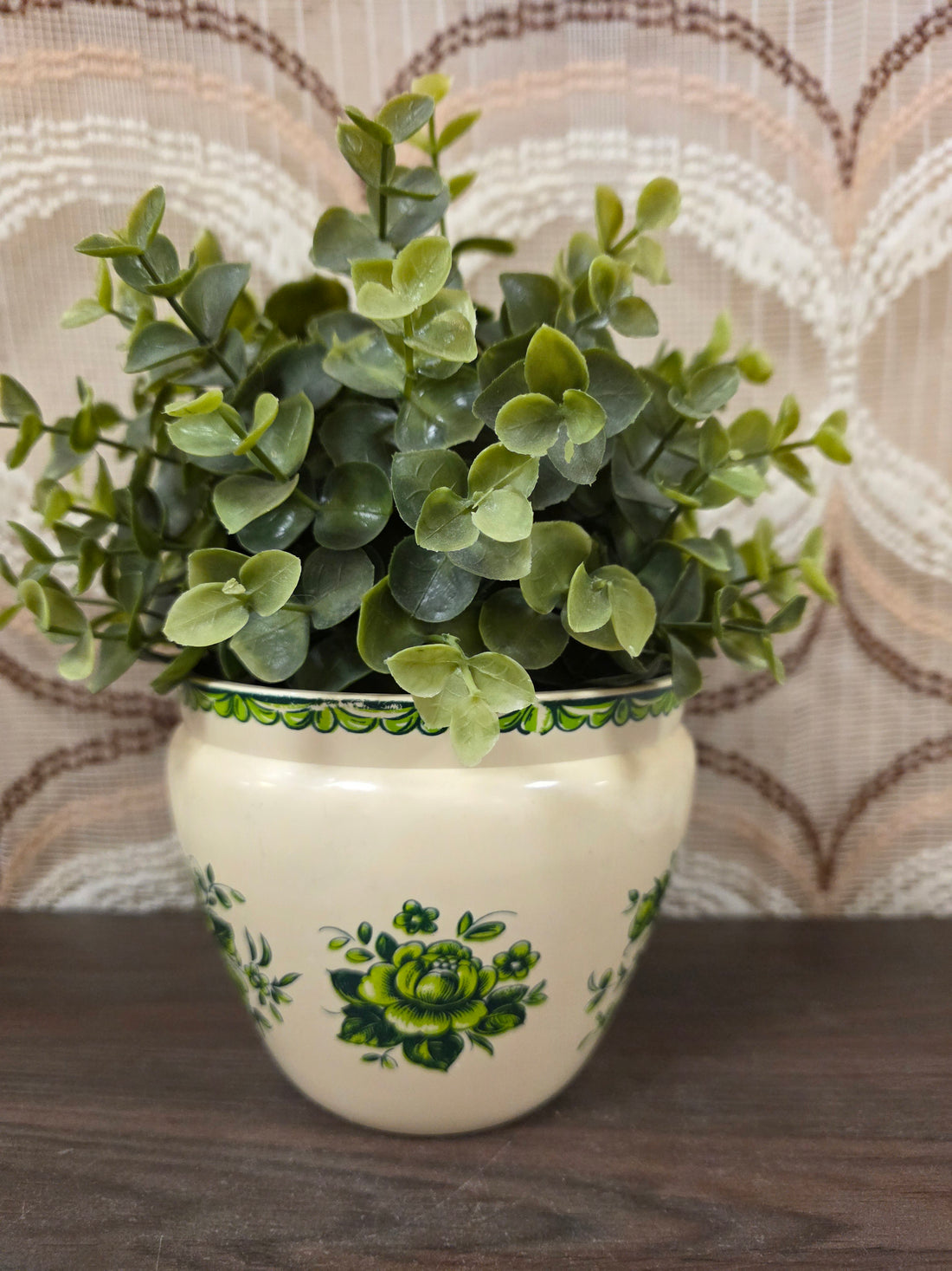 Emsa bloempot groene bloemen kunststof