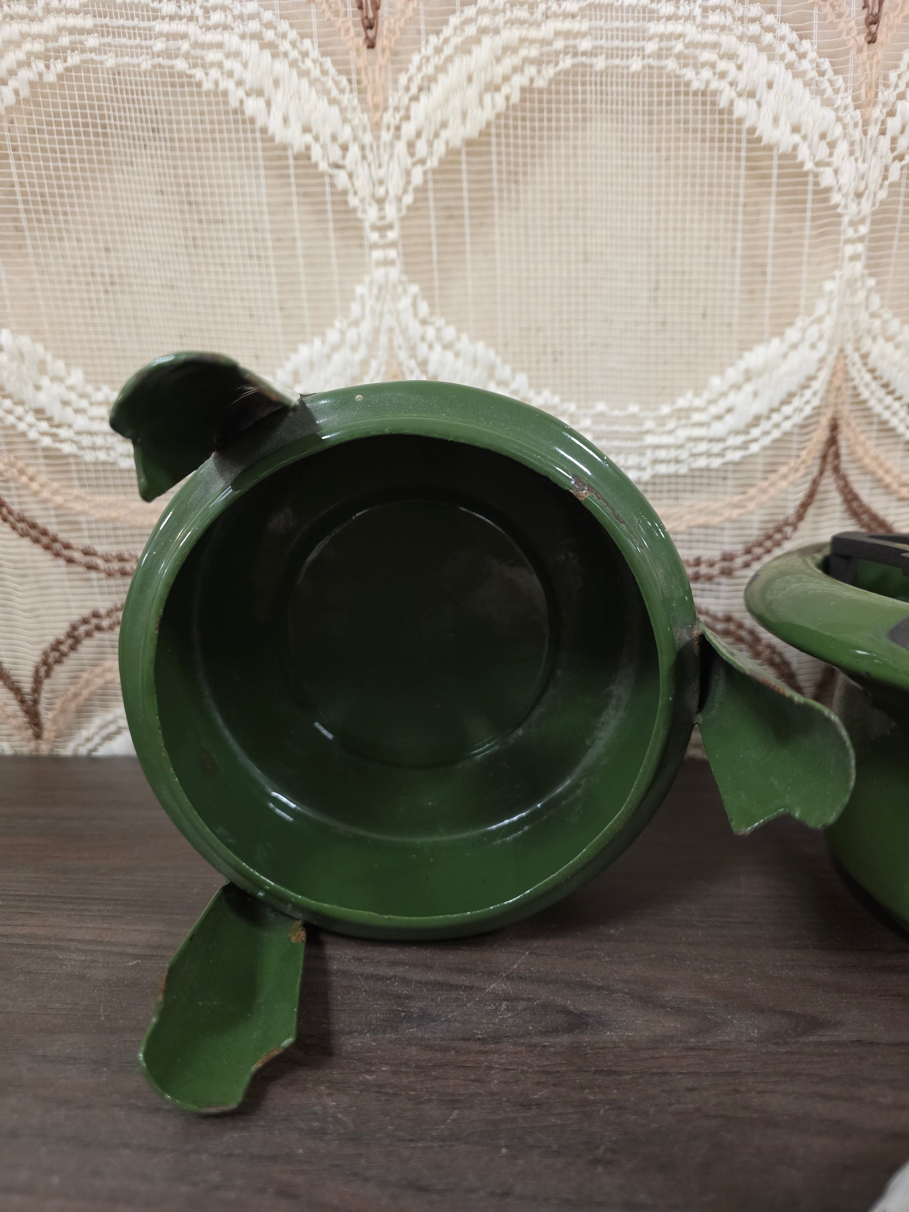 Petroleumstel Beccon Doetinchem donkergroen 1 pits