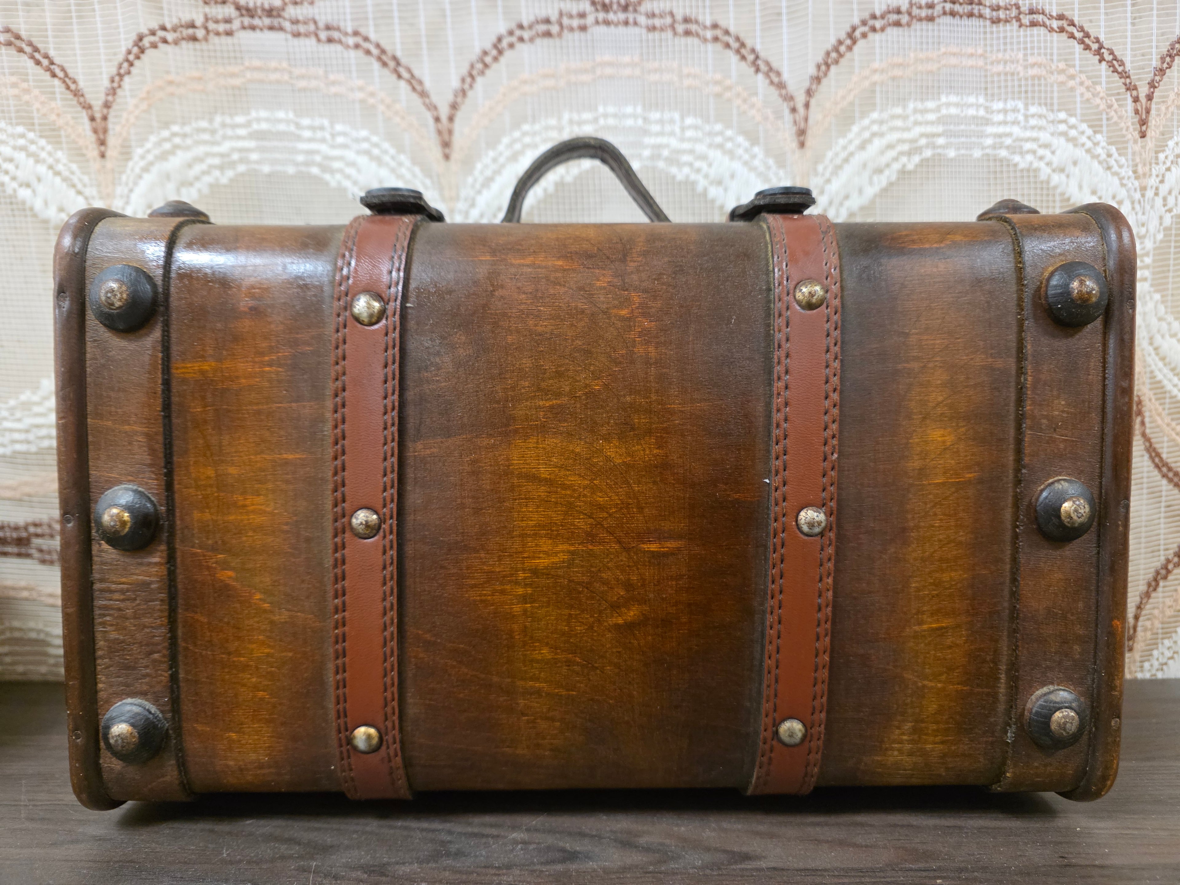 Vintage houten koffer decoratief