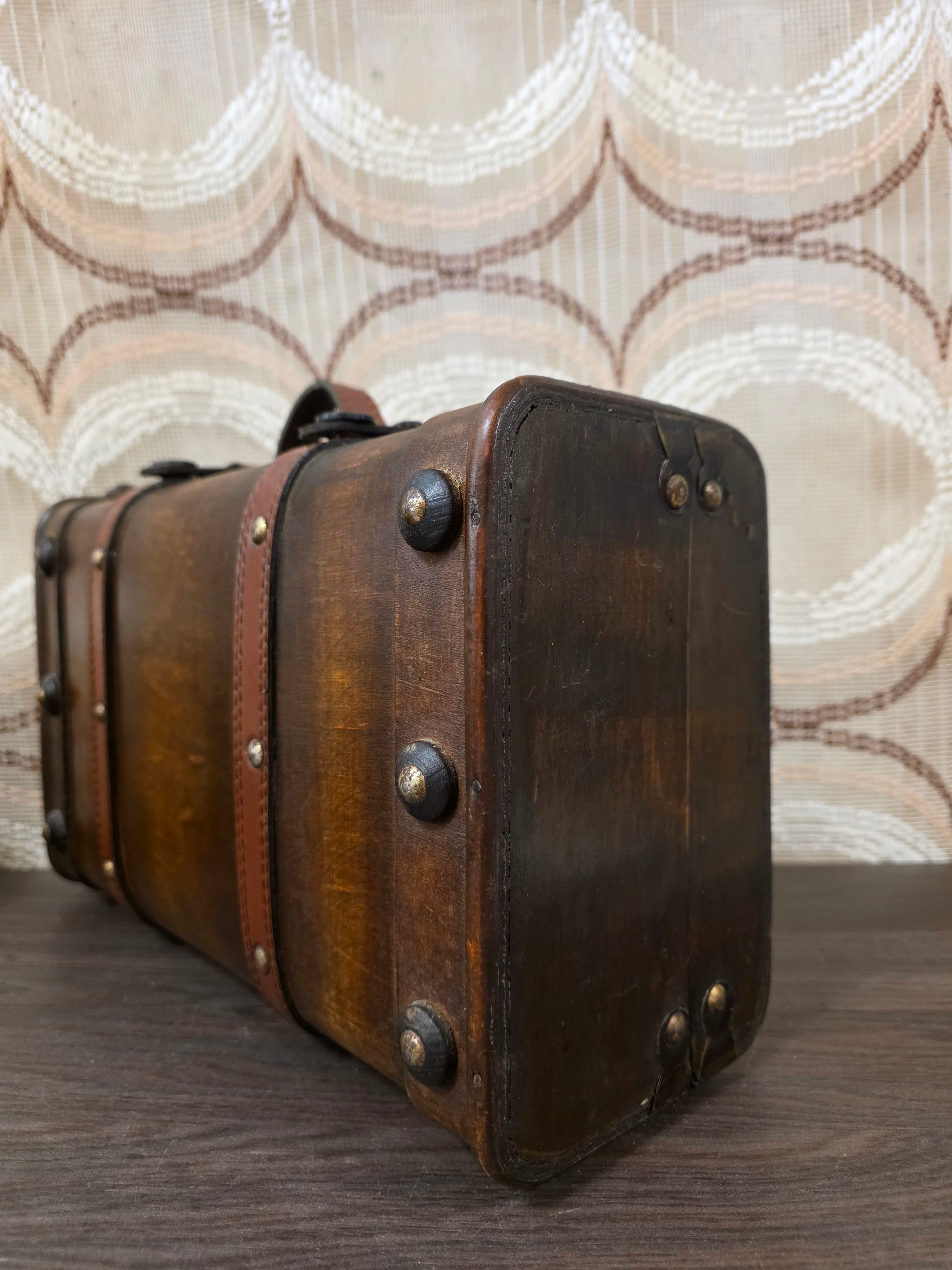 Vintage houten koffer decoratief