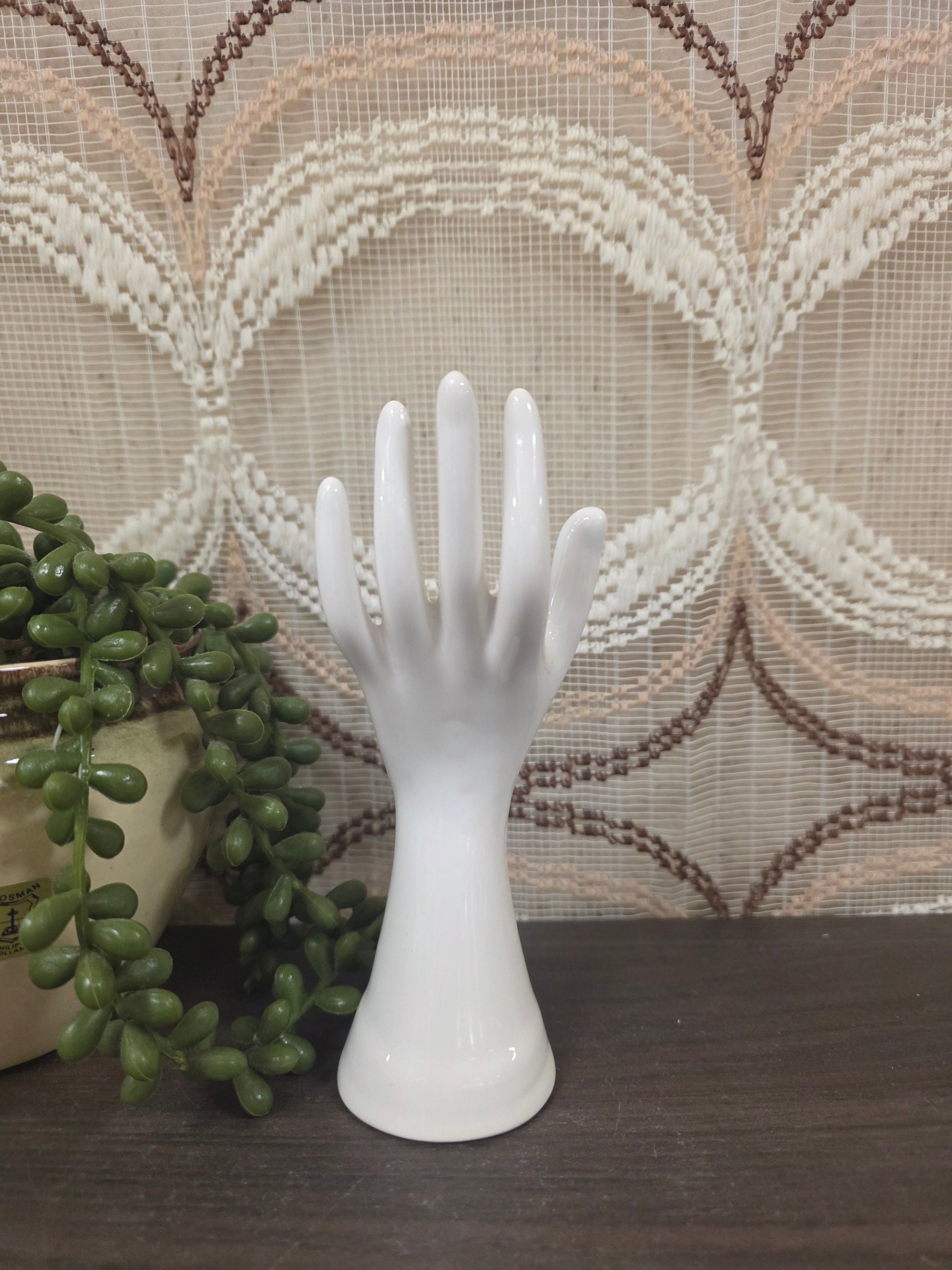 Sieradenhouder hand wit – ringenhouder