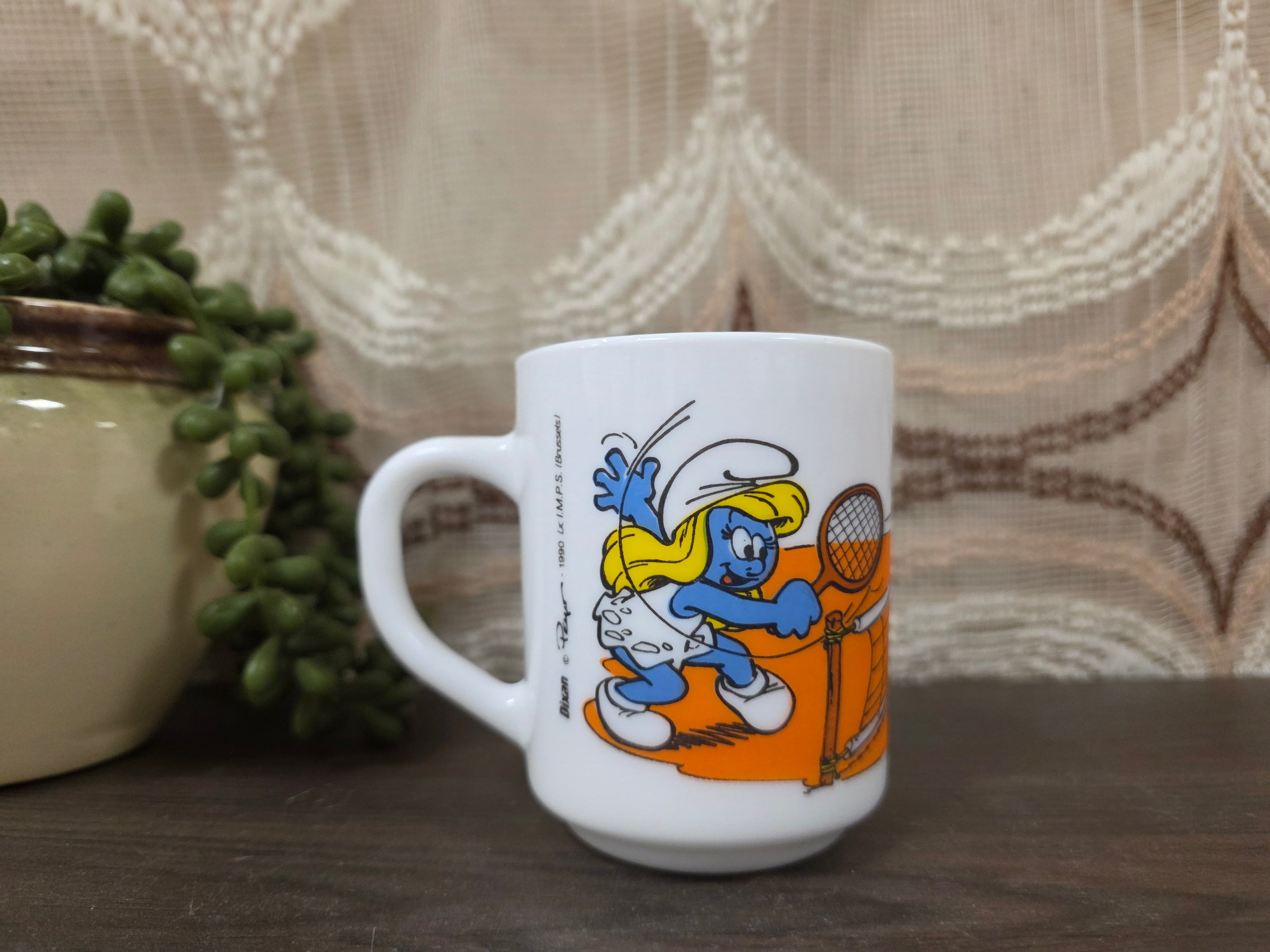 Arcopal beker Smurfen Dixan 1990 tennis