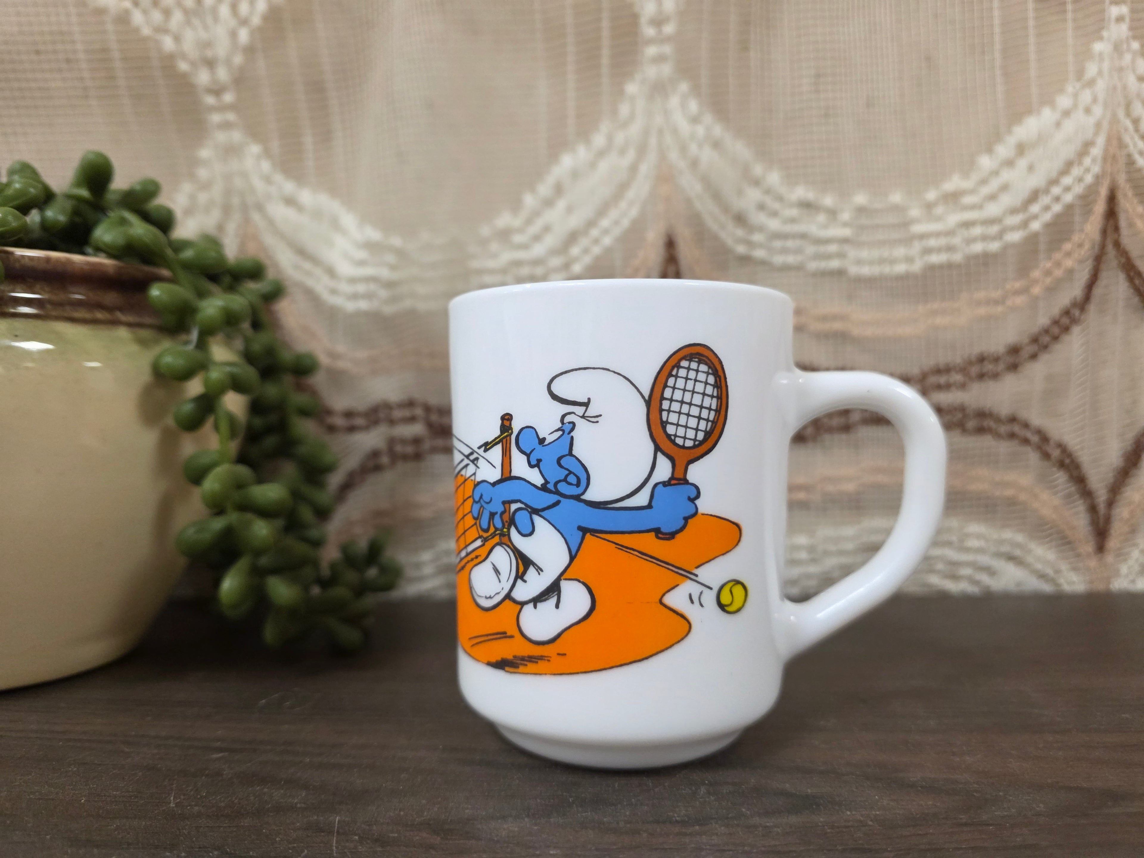 Arcopal beker Smurfen Dixan 1990 tennis