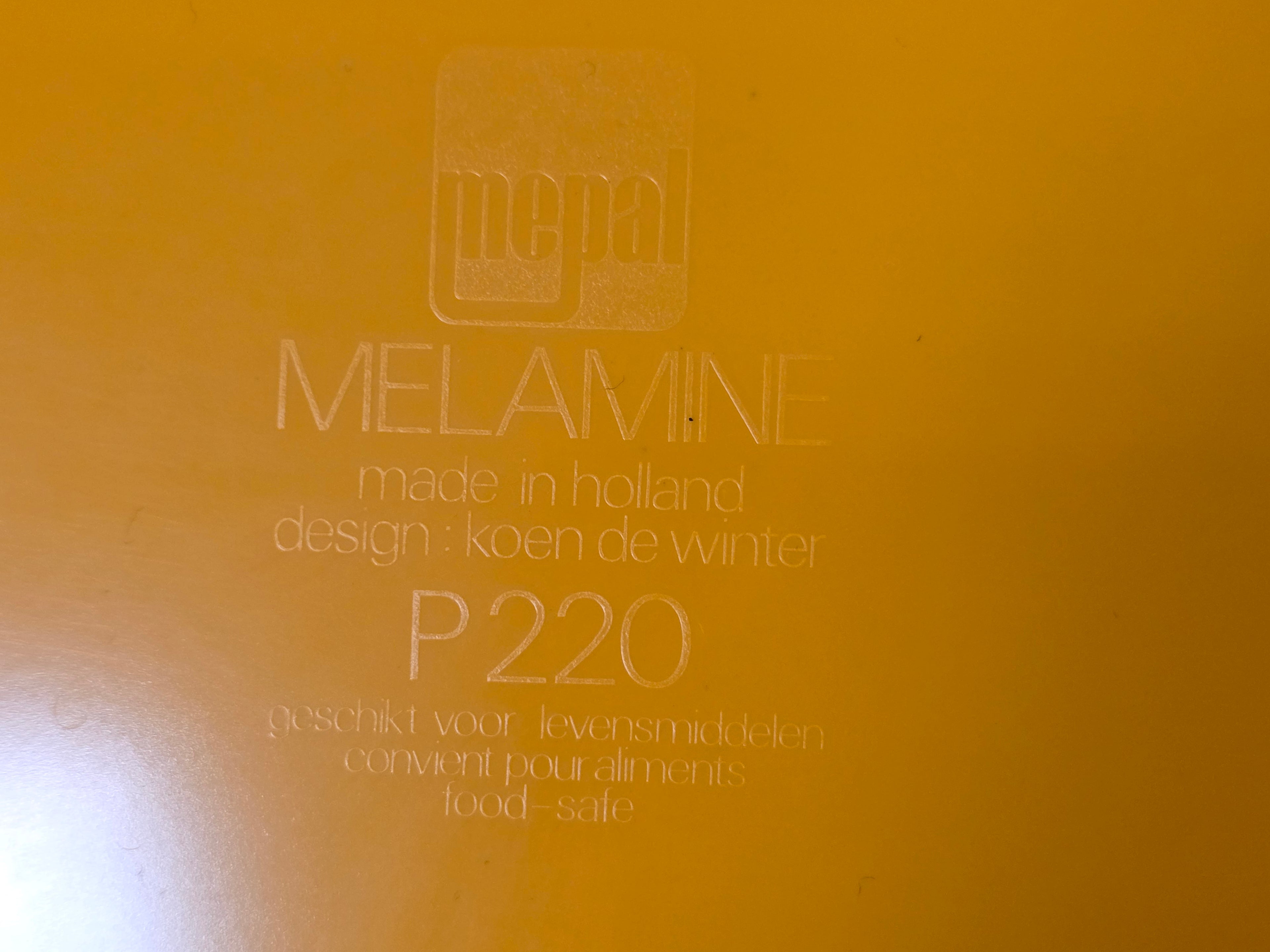 Mepal P220 oranje borden set van 6 – Koen de Winter