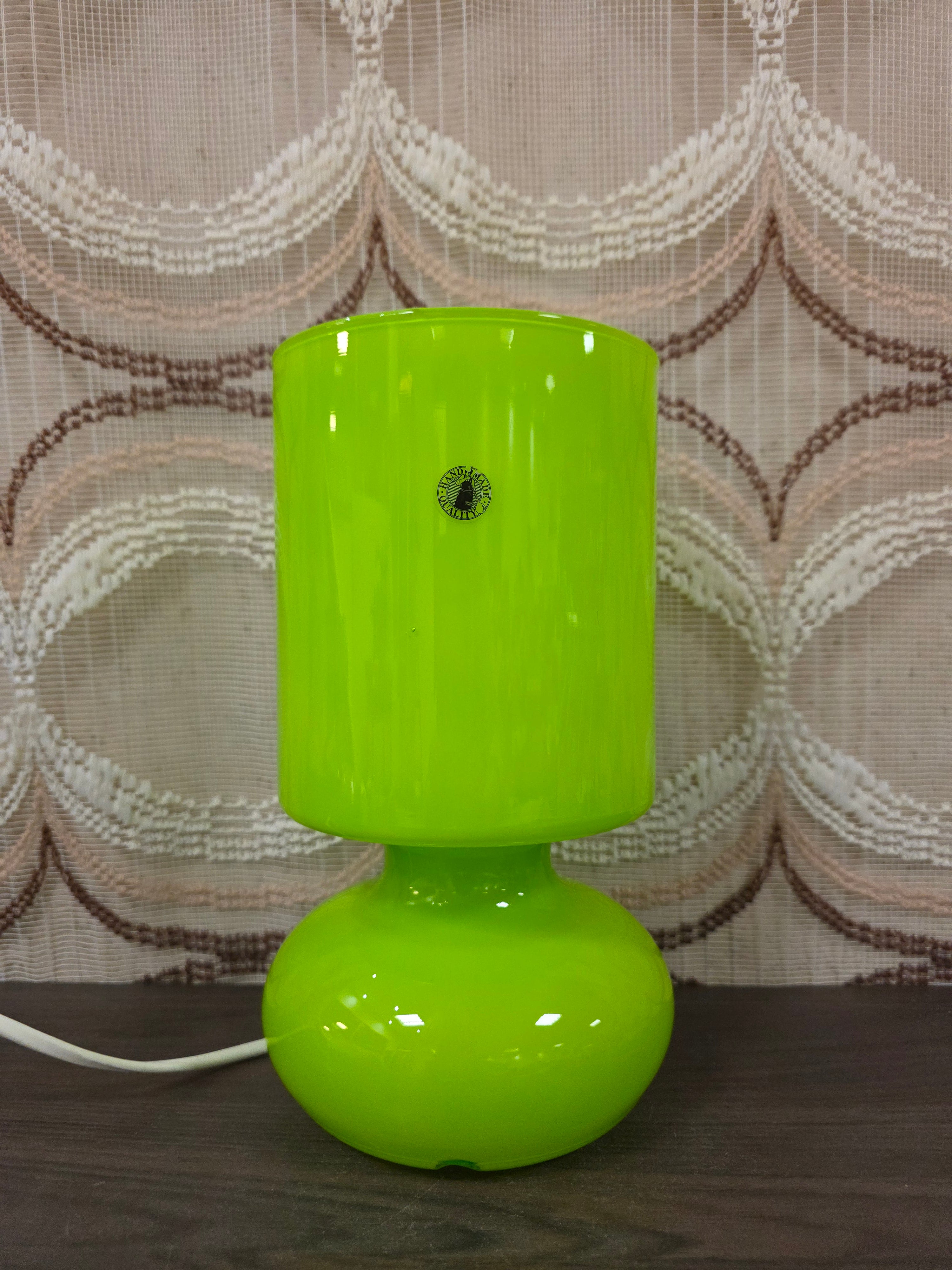 Vintage IKEA Lykta mushroom lamp groen