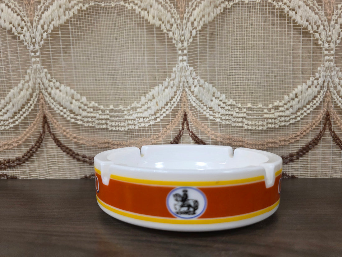 Vintage Caballero glazen asbak 14 cm
