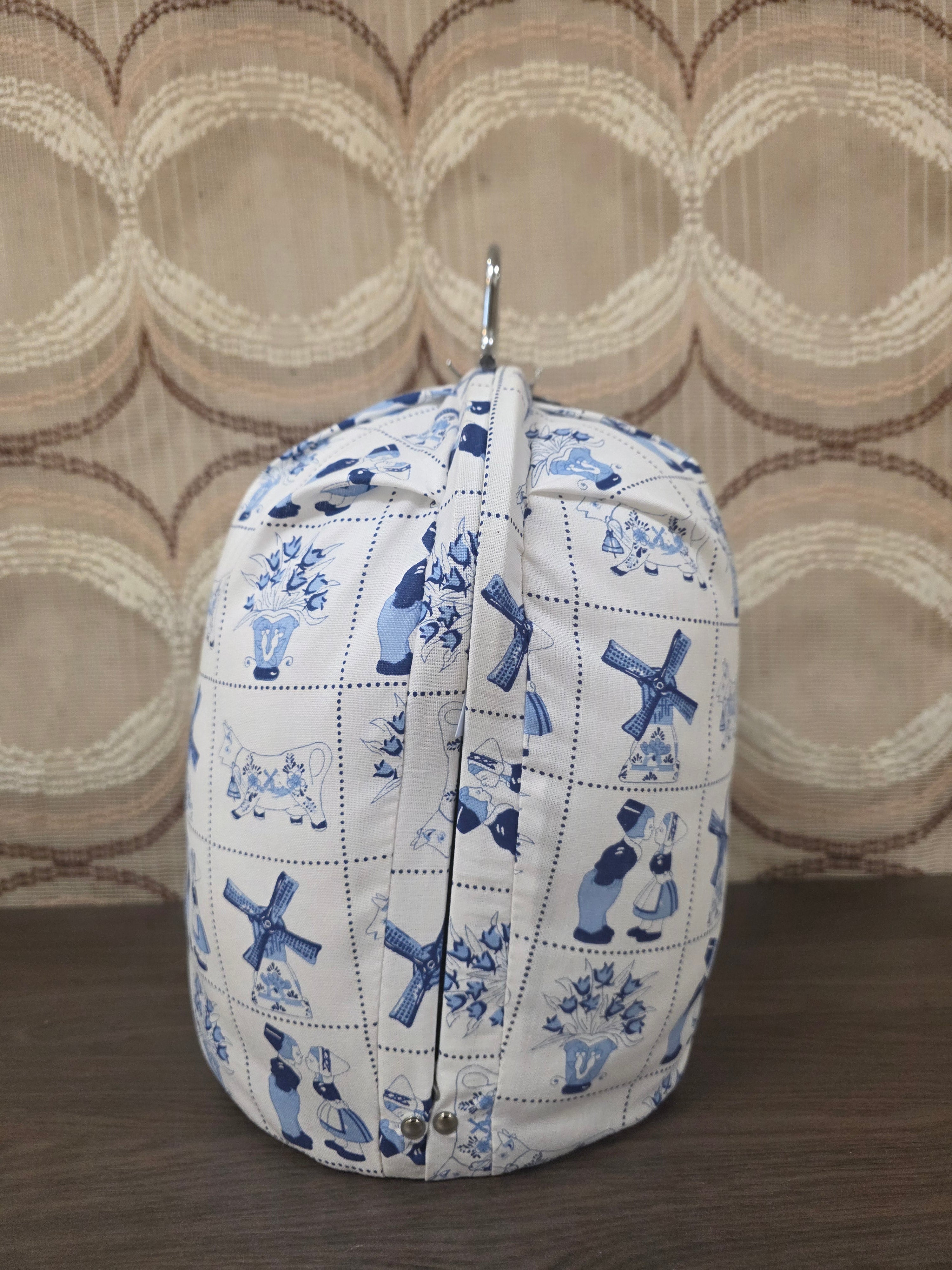 Vintage theebeurs met Hollands motief