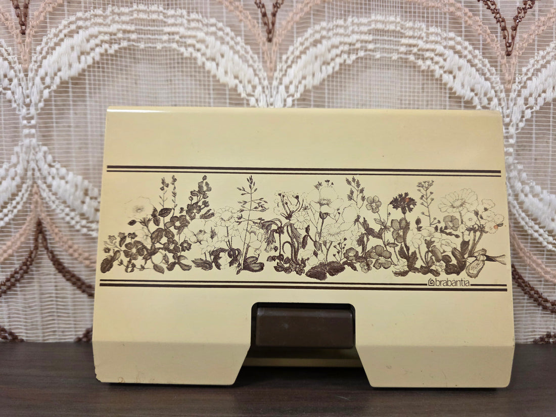 Brabantia vintage koffiefilterhouder bloemen