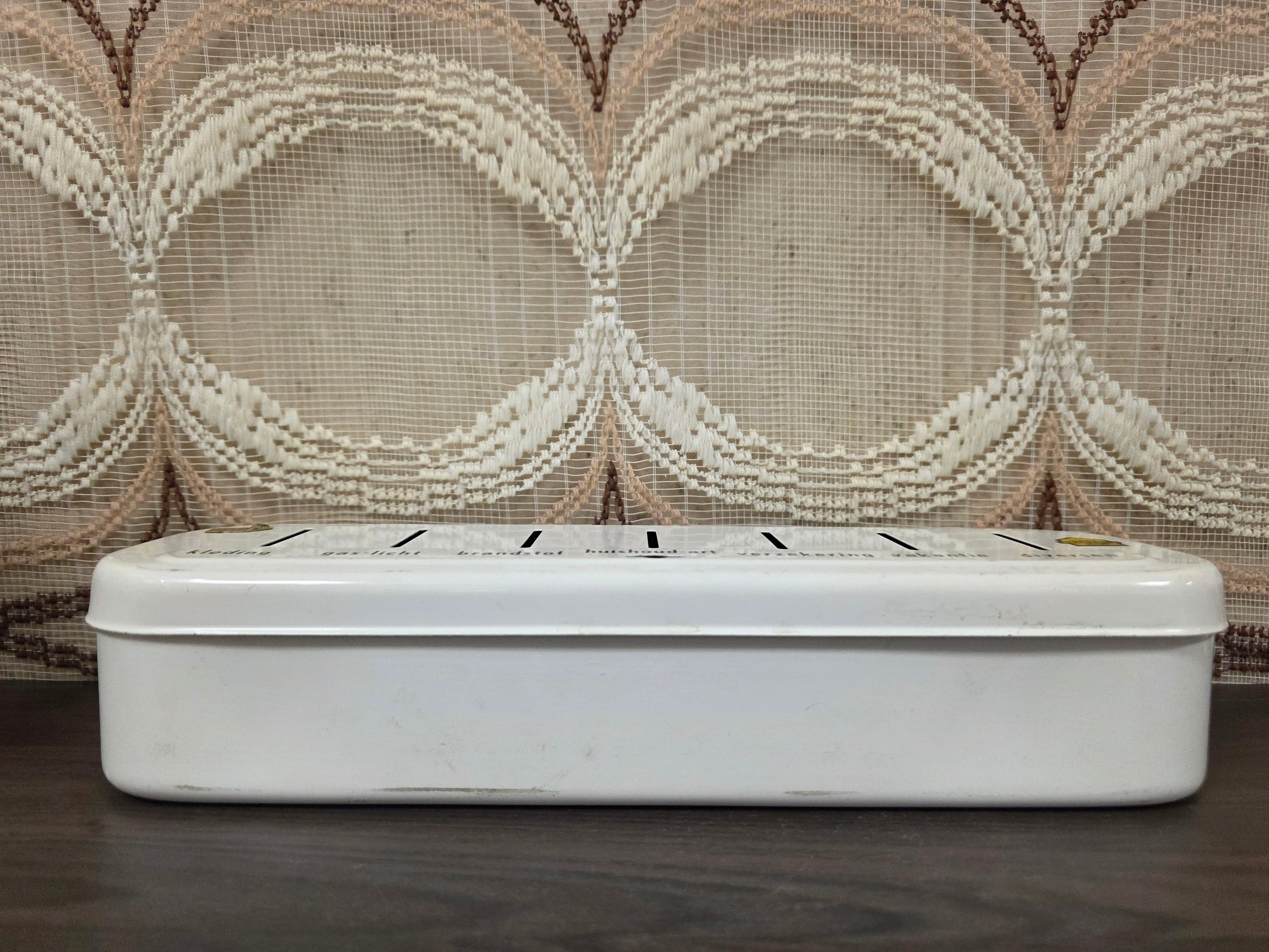 Vintage Brabantia huishoud spaarblik