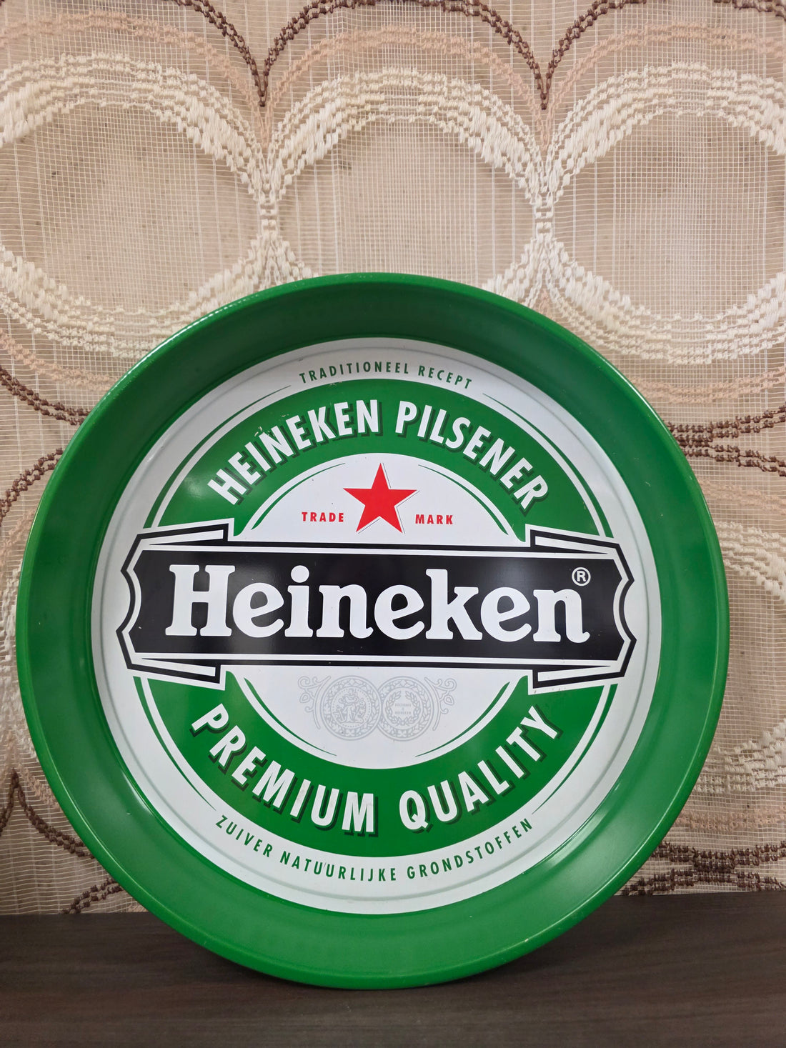 Vintage Heineken dienblad 33,5 cm
