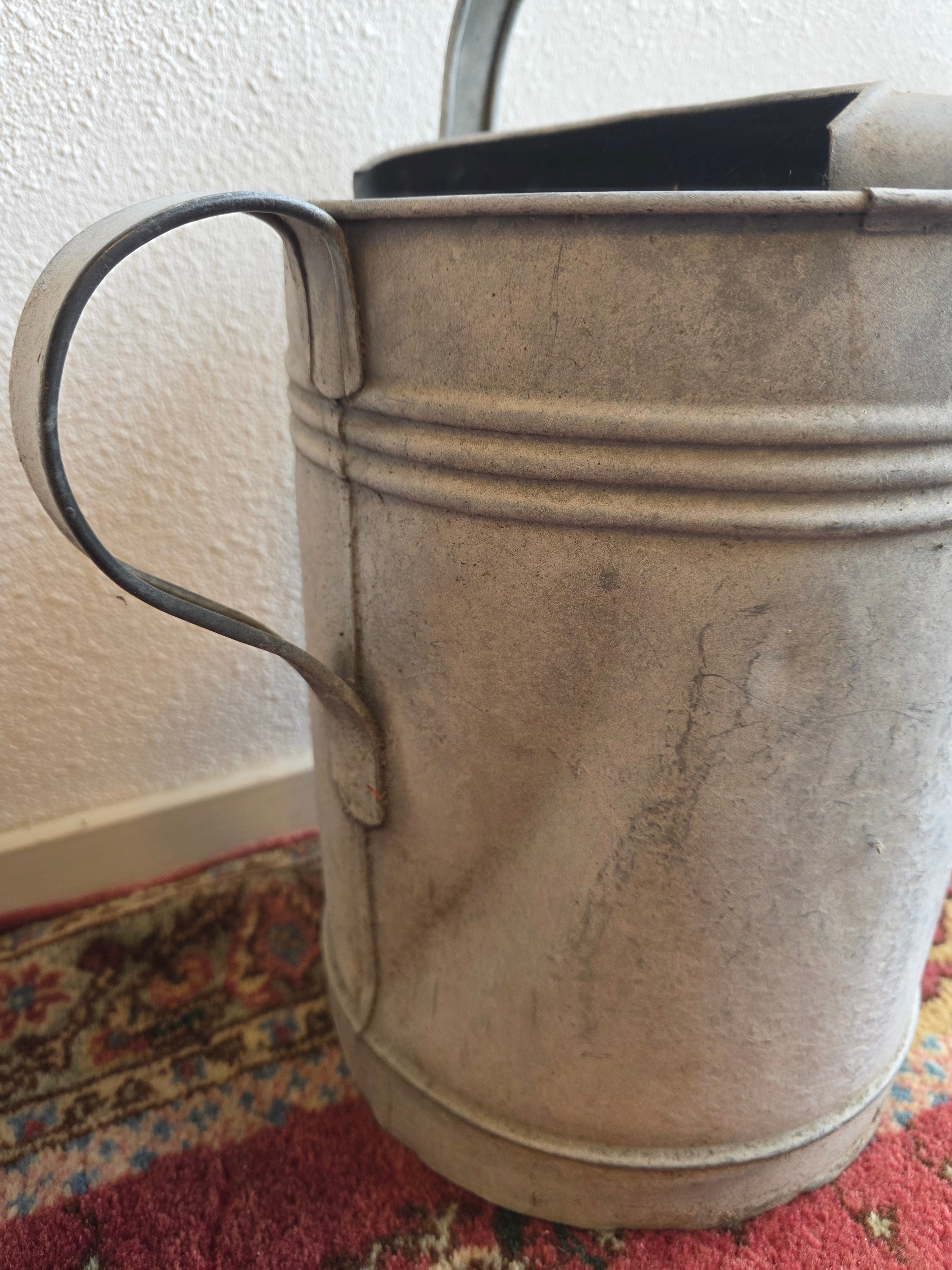 Vintage zinken gieter 12,5 liter