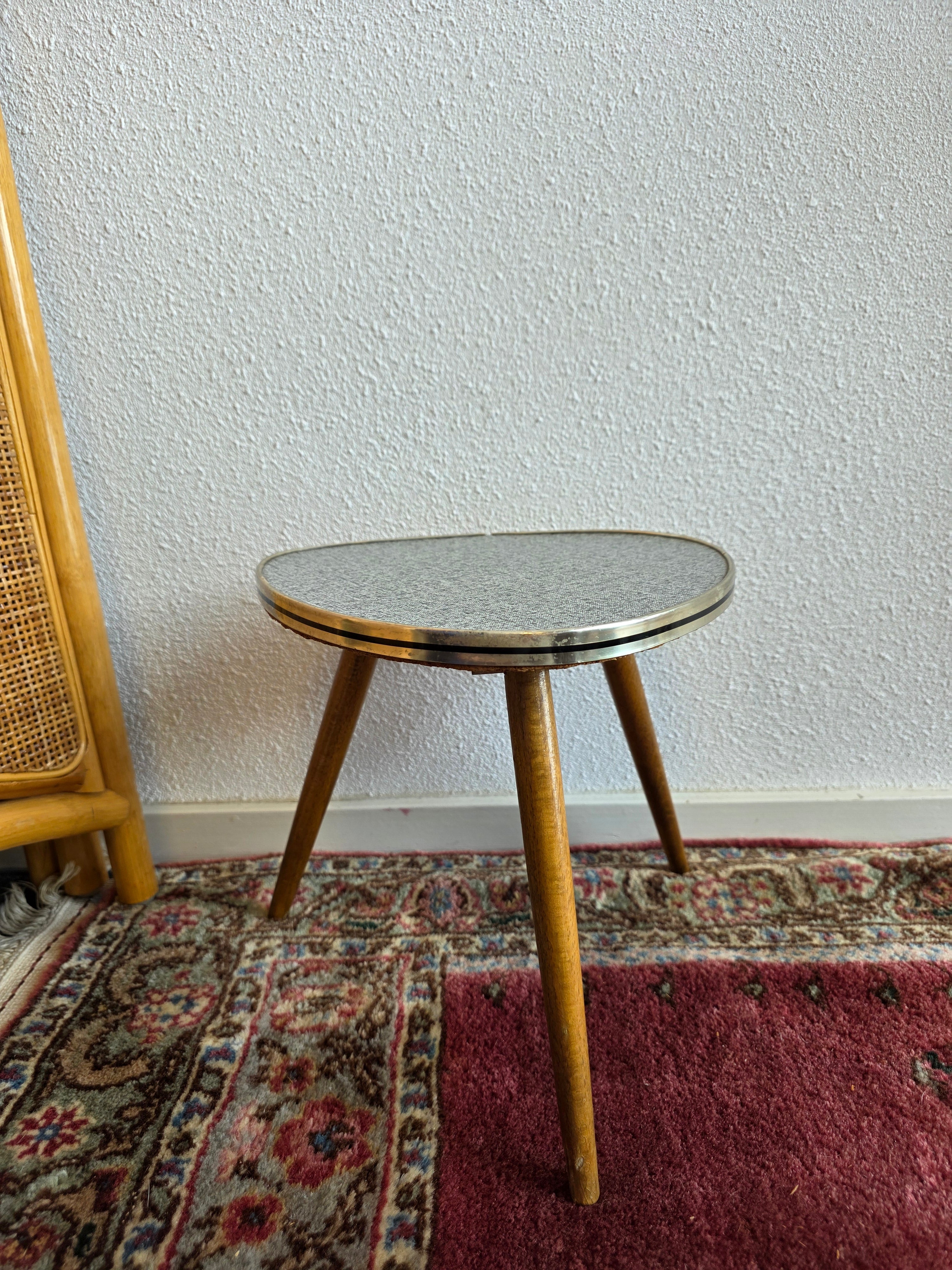 Vintage plantentafeltje formica 27 cm
