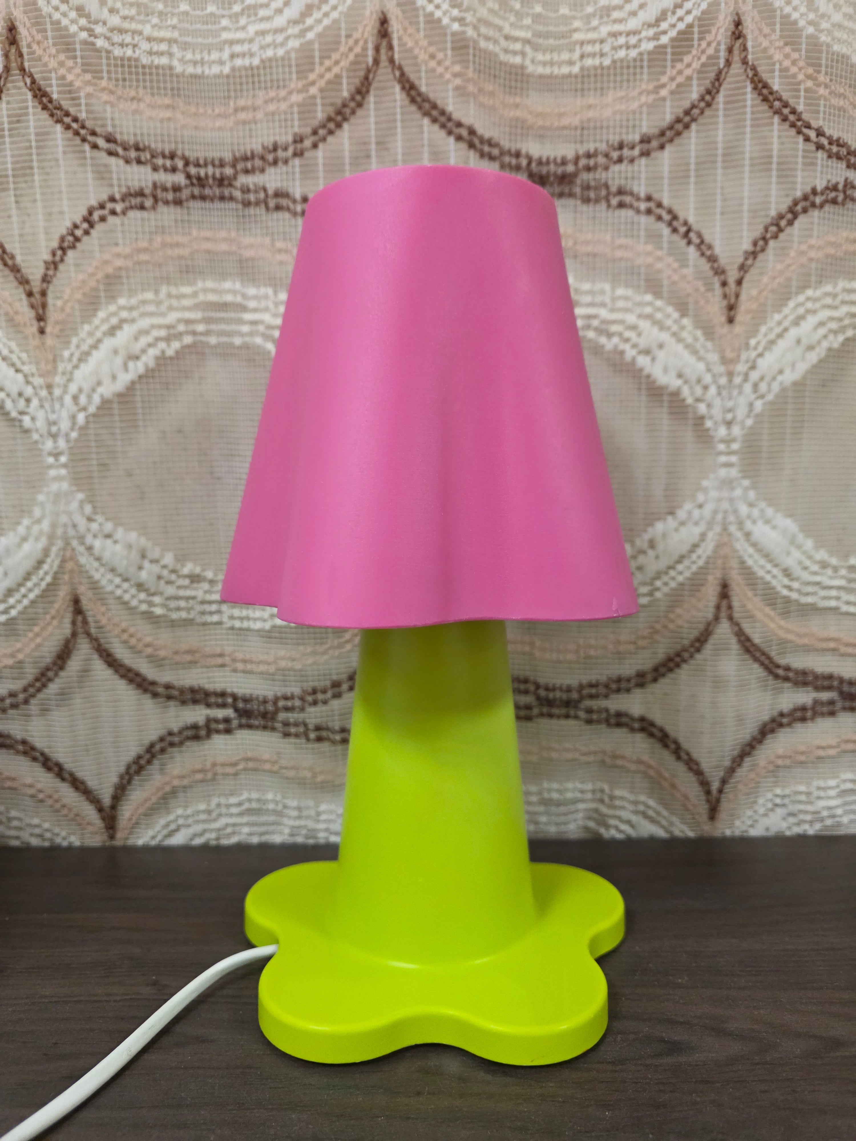 Vintage IKEA Mammut kinderkamerlamp fuchsia roze