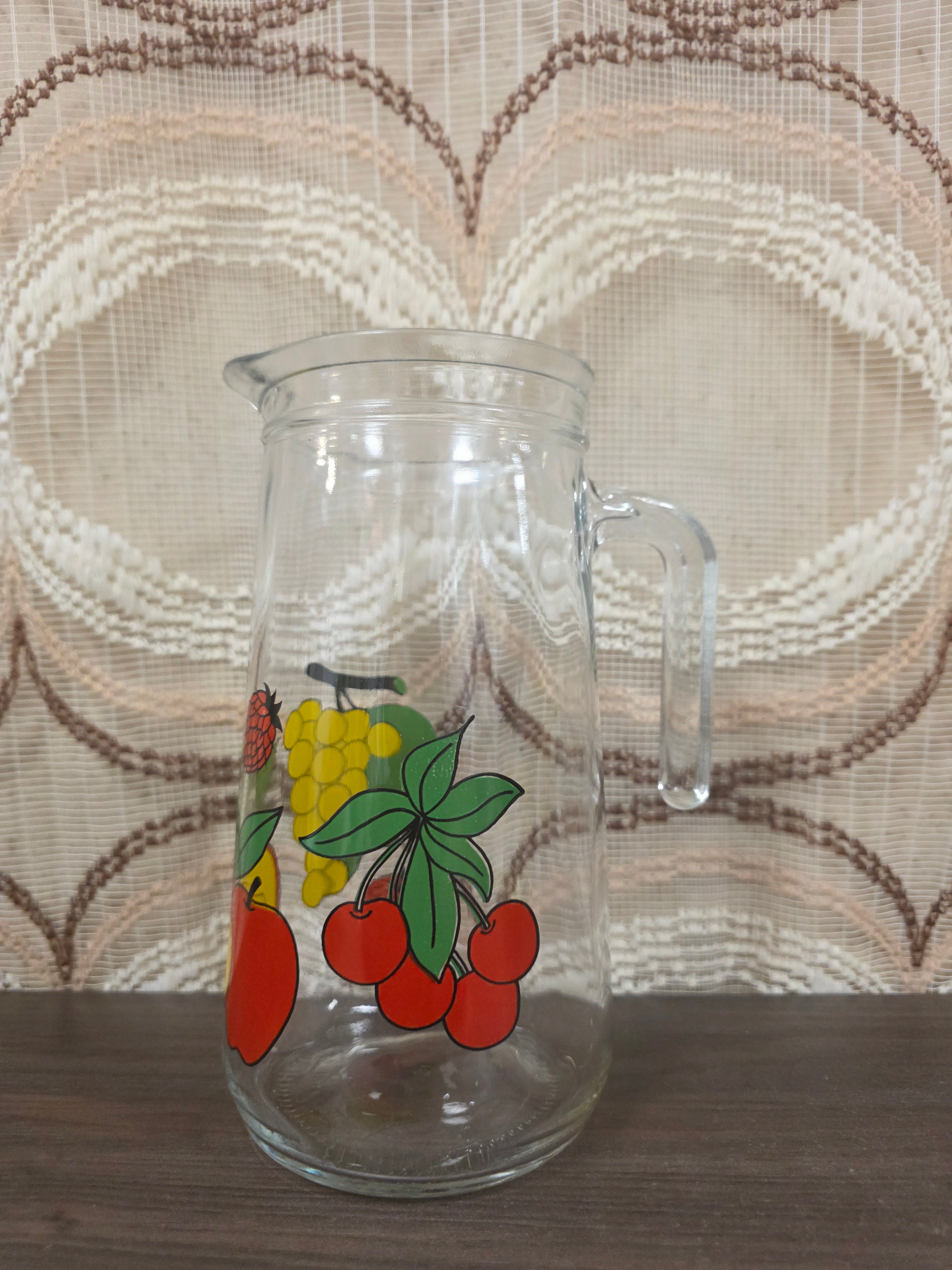 Covetro Italy glazen schenkkan met fruitdessin